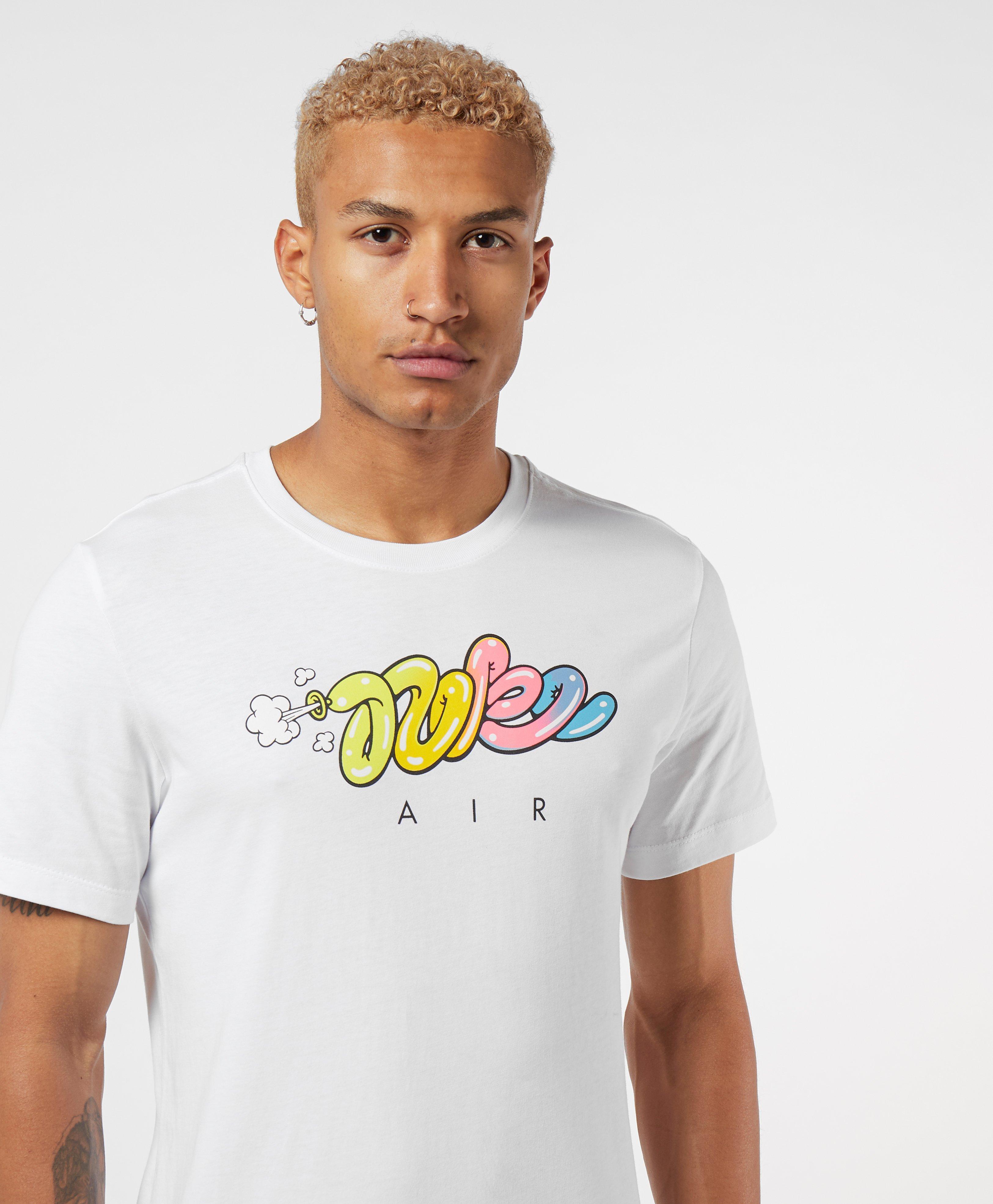 Nike Balloon Short Sleeve T-shirt in White for Men | Lyst