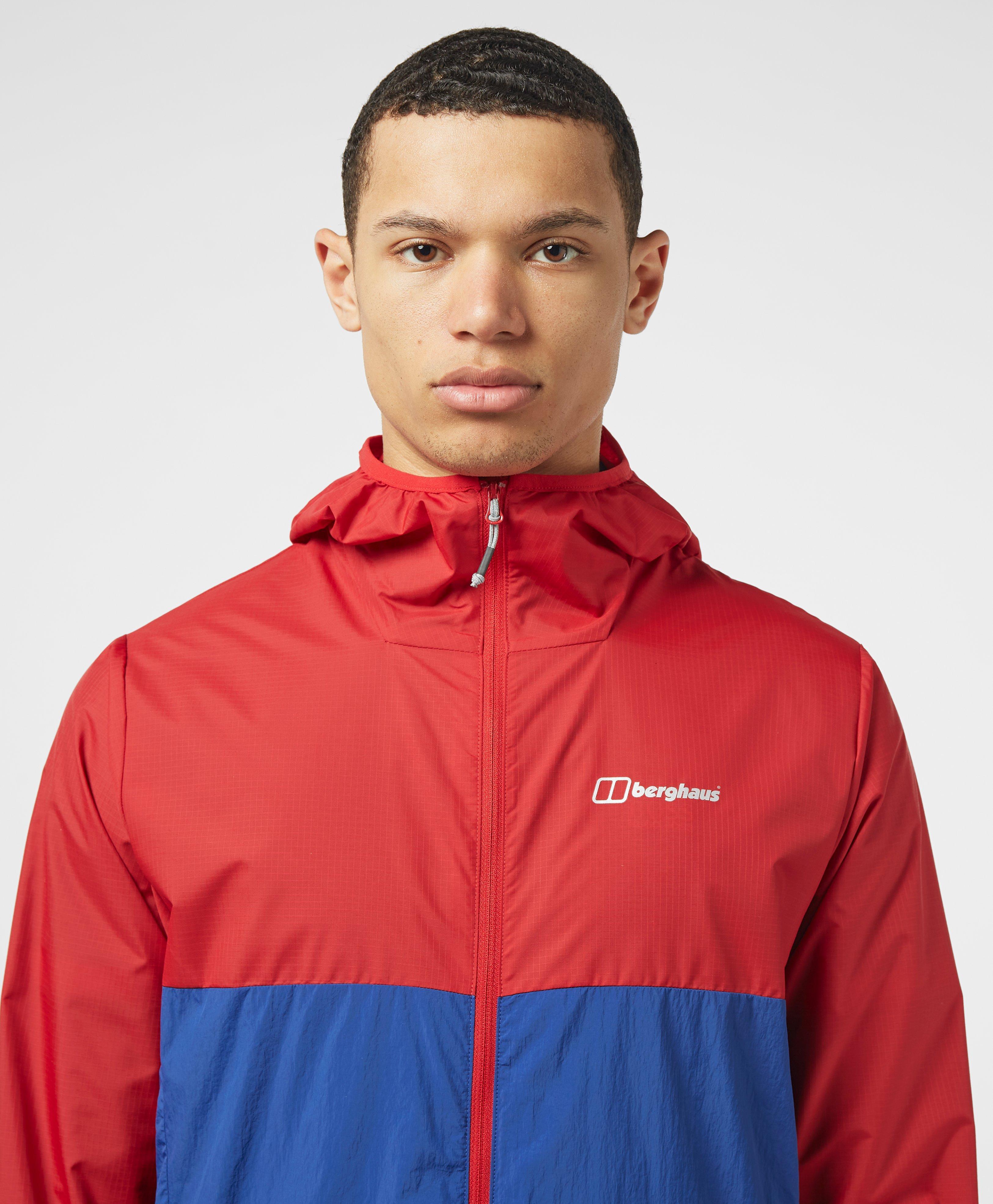 Berghaus Corbeck Lightweight Wind Jacket in Red for Men - Lyst