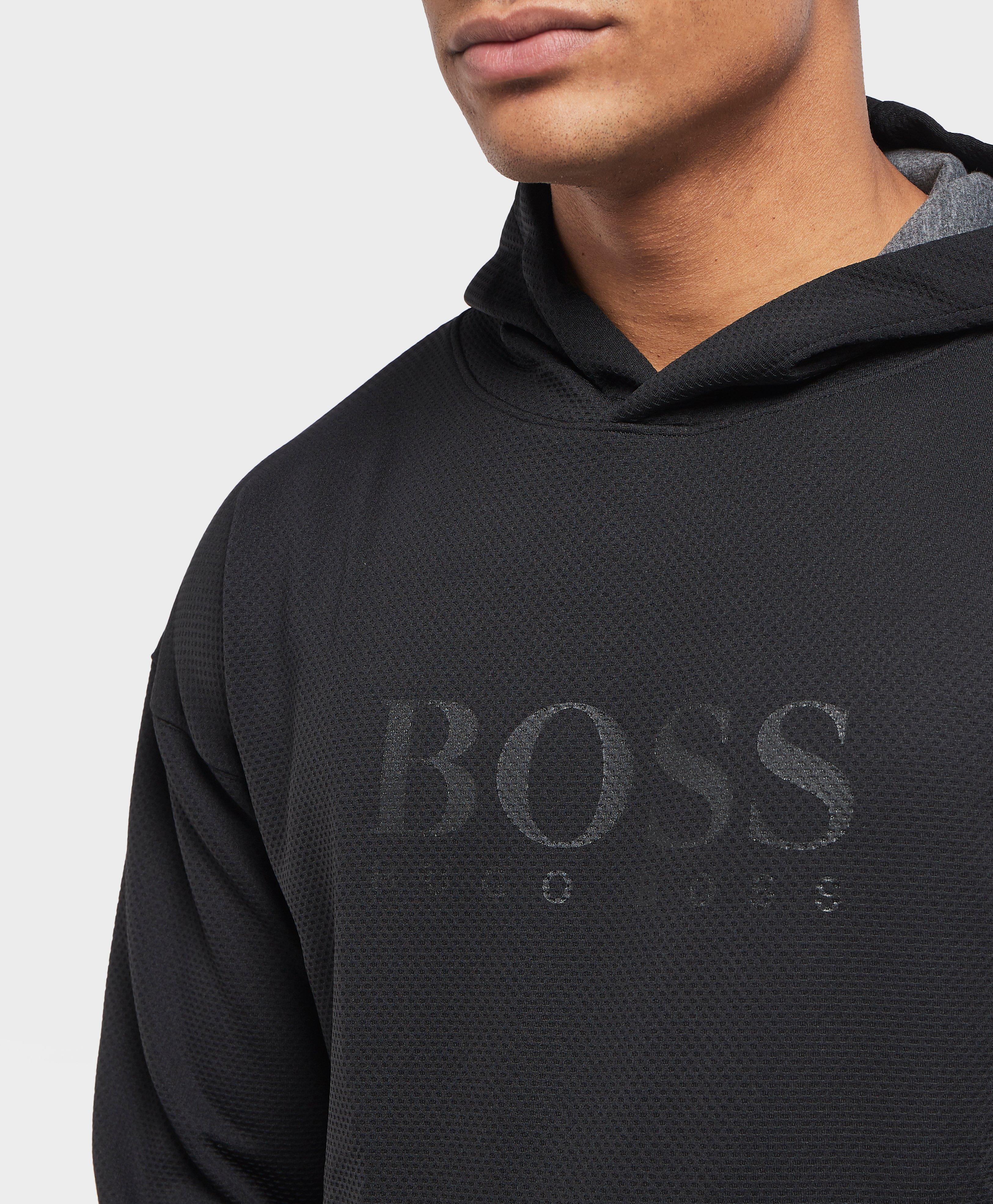 boss pique overhead hoodie