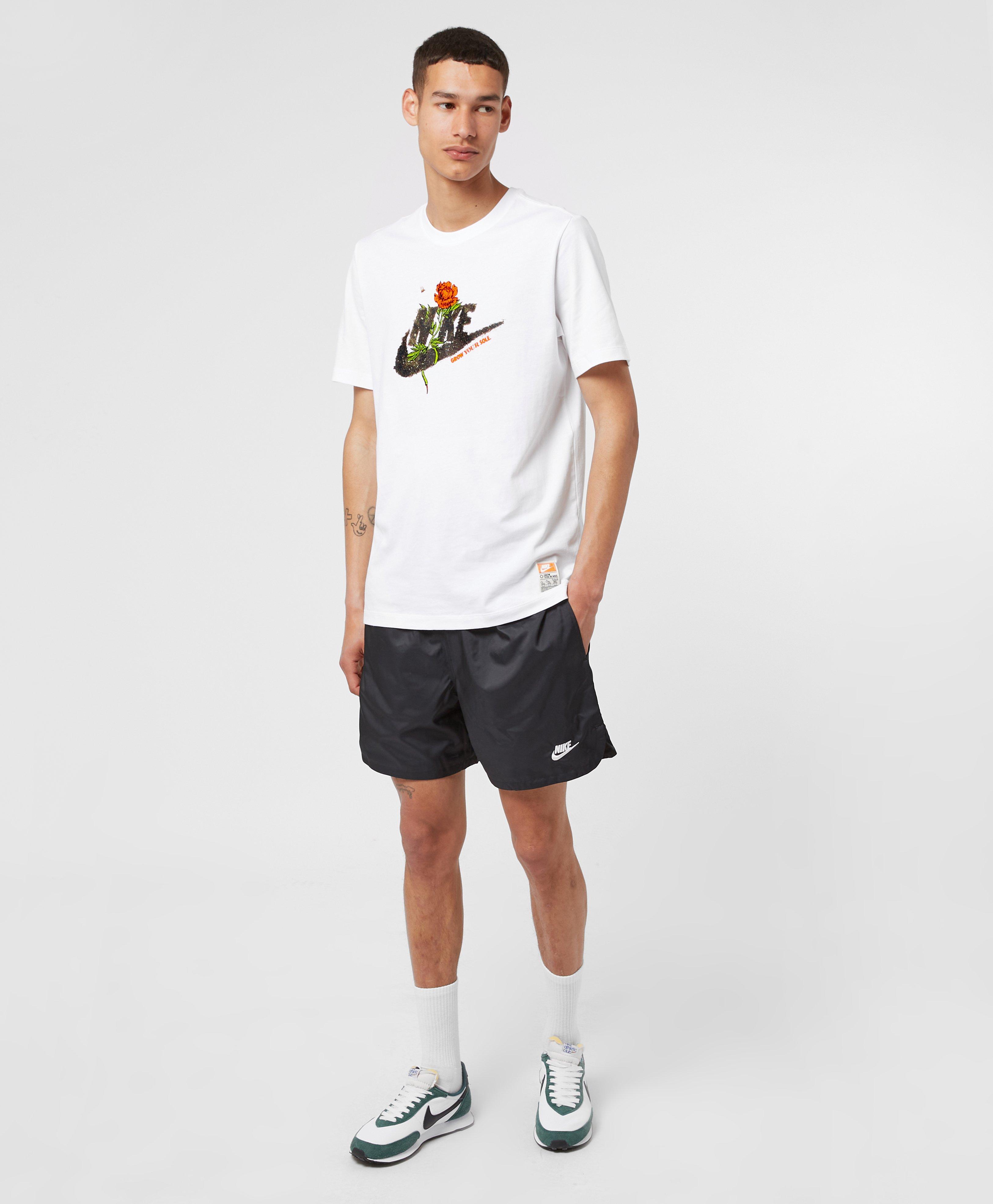 Nike Sportswear Flower Swoosh T-shirt in White for Men | Lyst