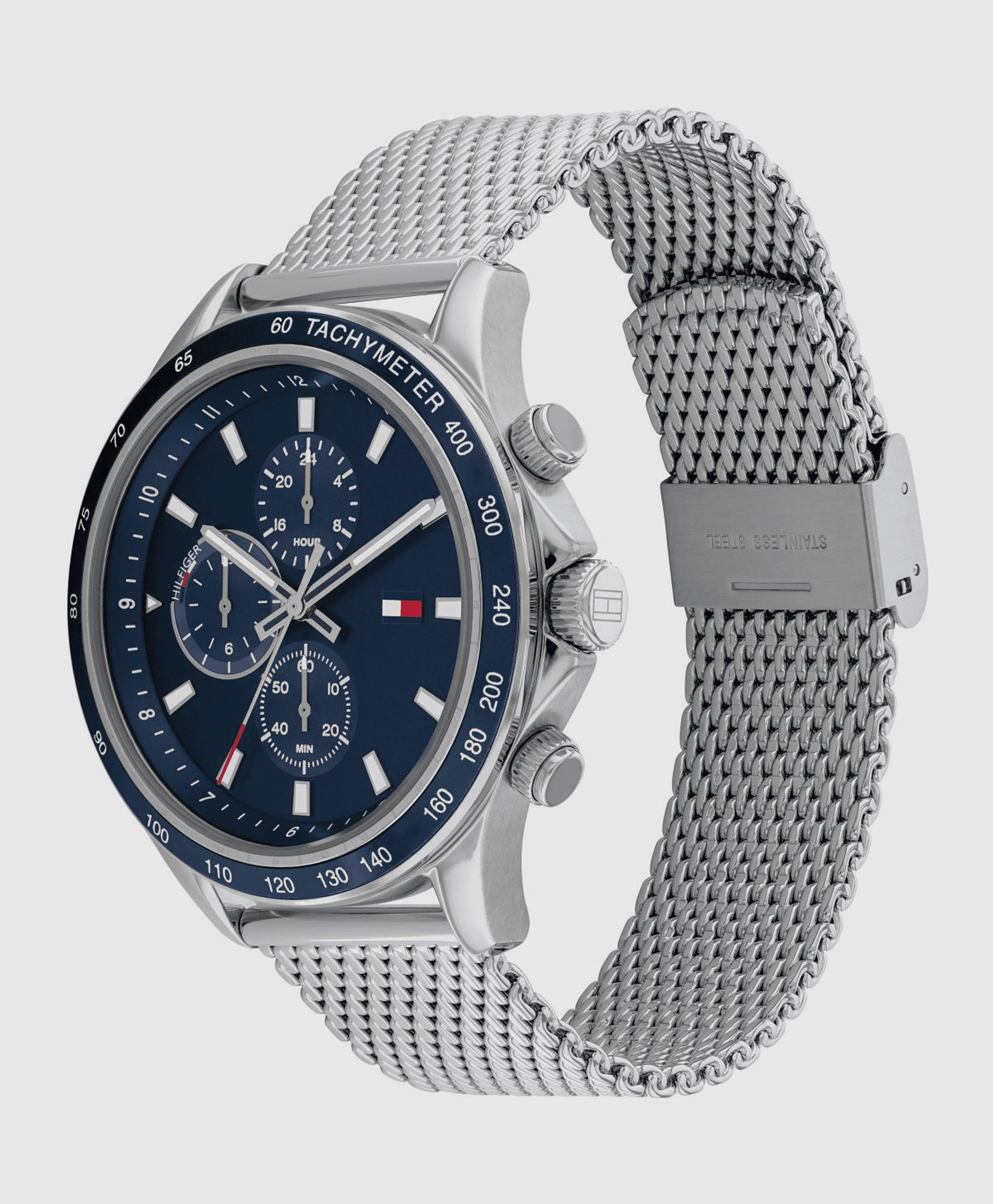 Tommy Hilfiger Miles Watch in Blue for Men | Lyst