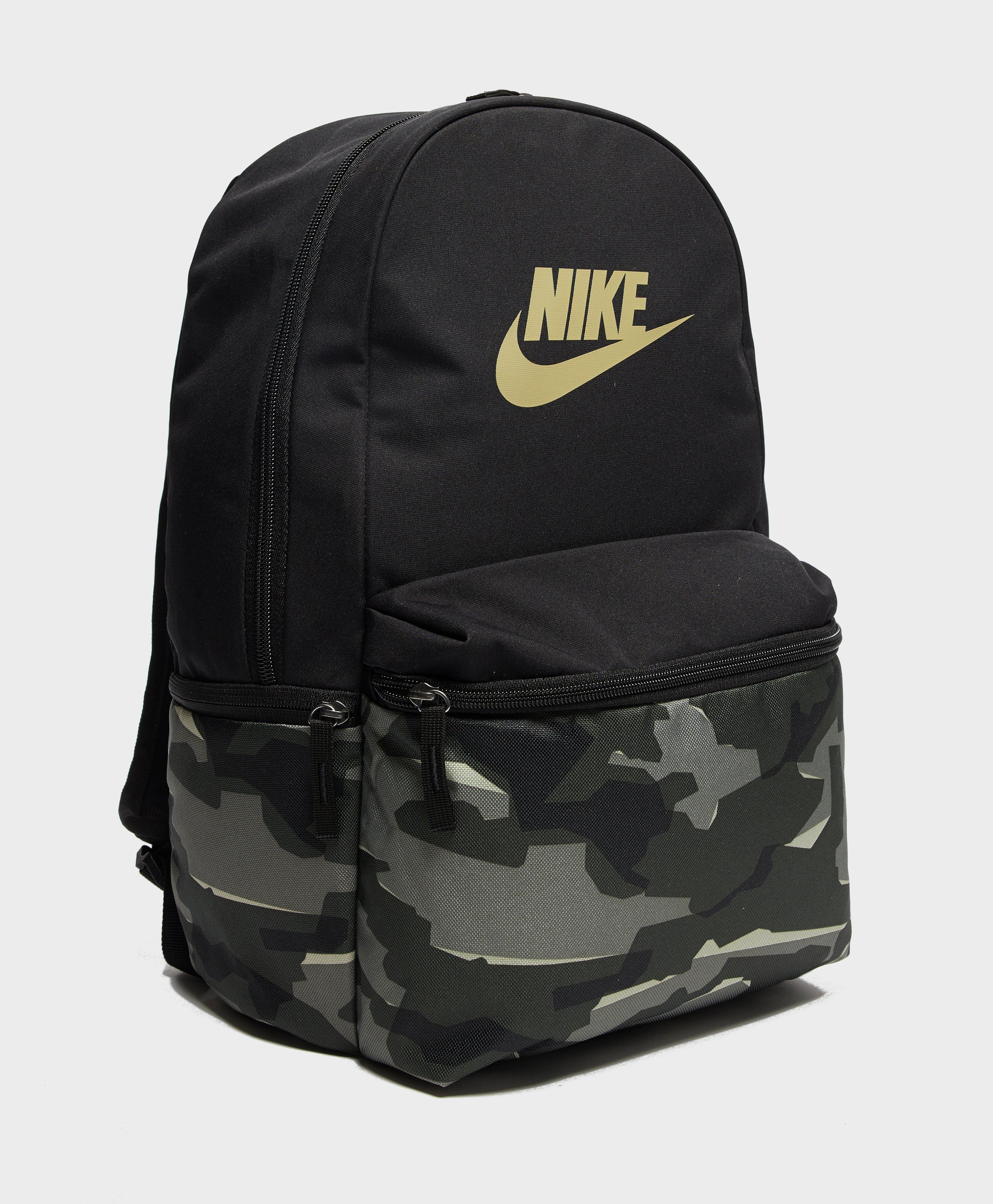 Nike Synthetic Heritage Camo Backpack in Black for Men - Lyst