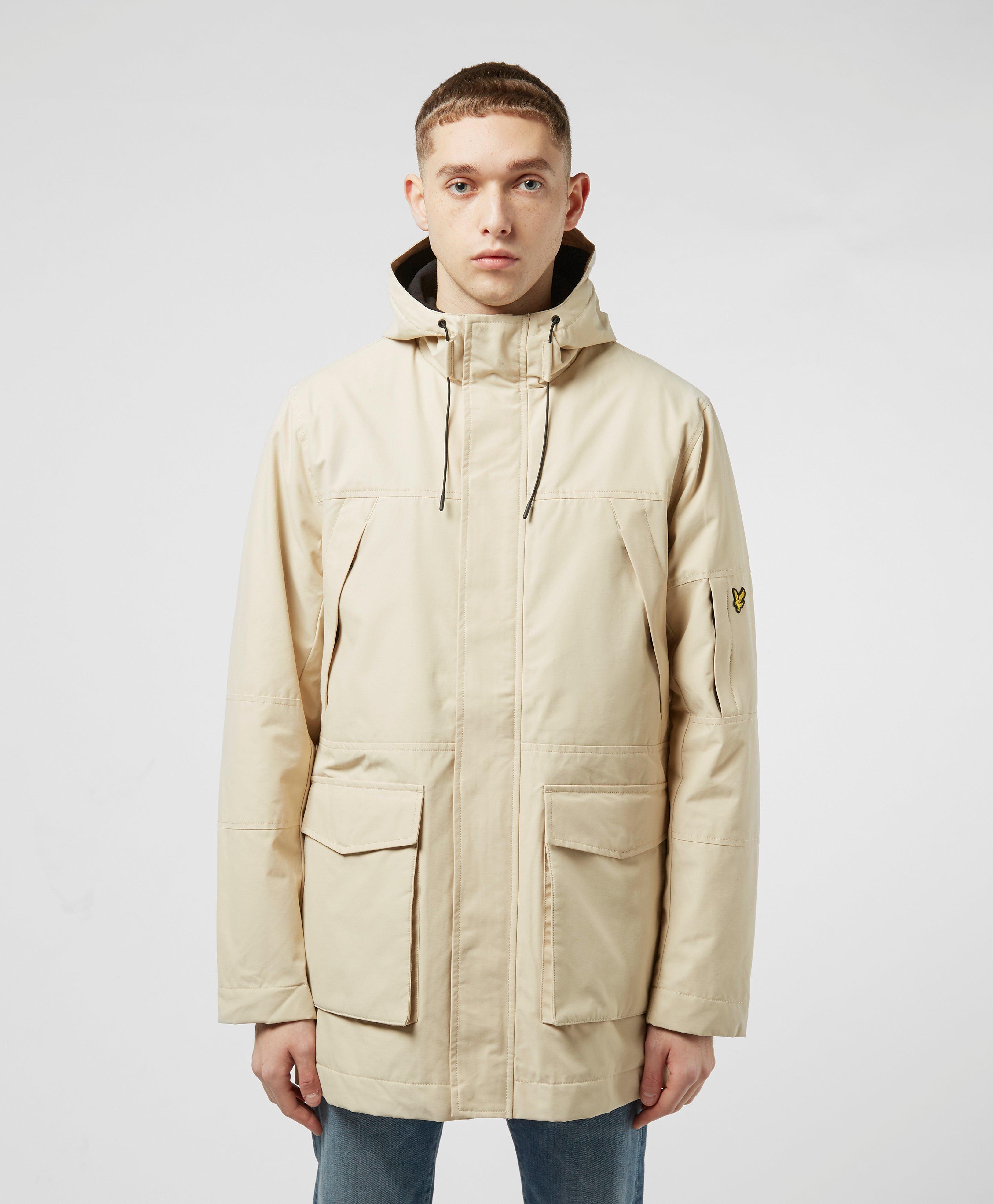 lyle and scott cream jacket