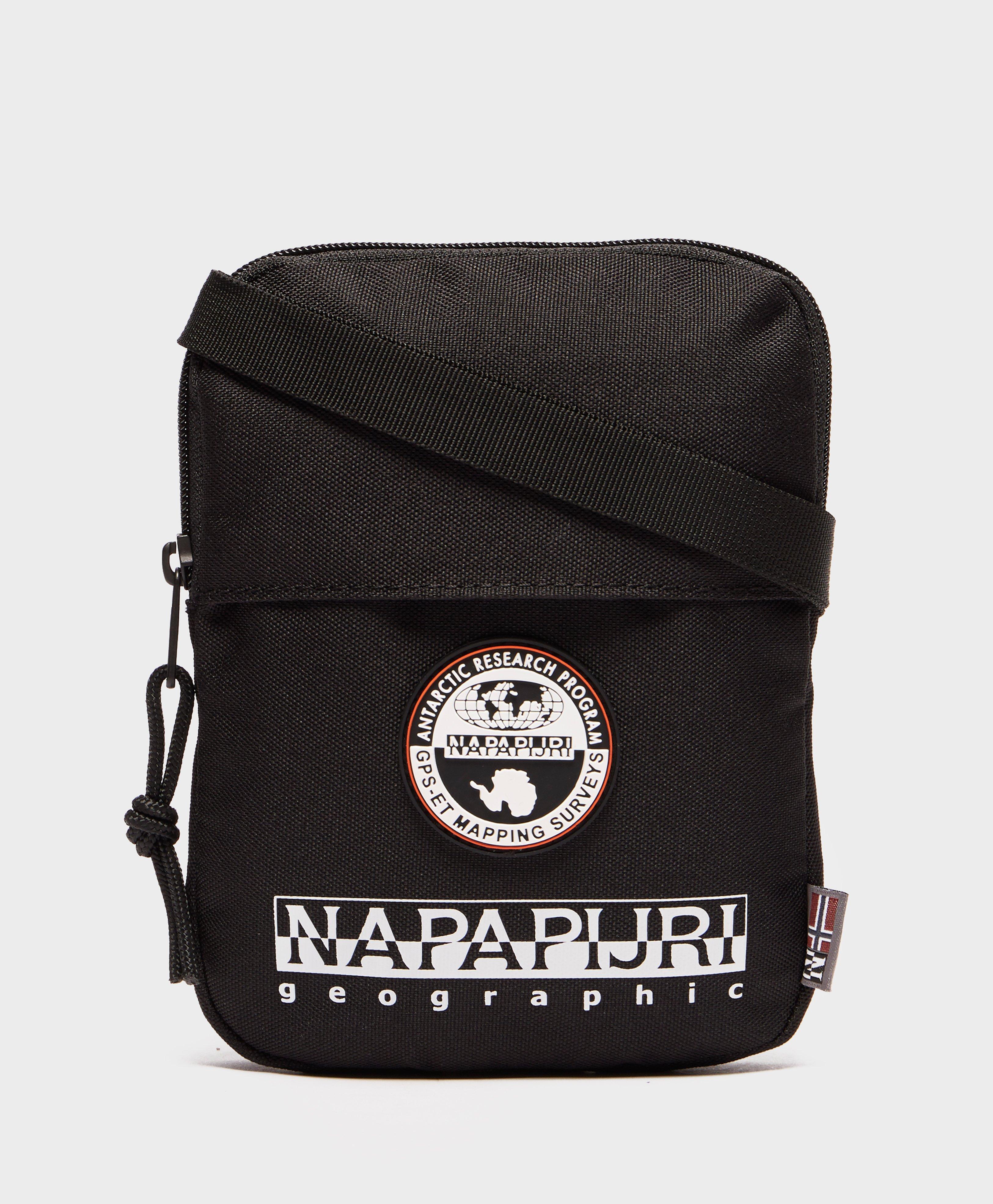 Napapijri Canvas Happy Cross Body Bag in Black for Men - Lyst