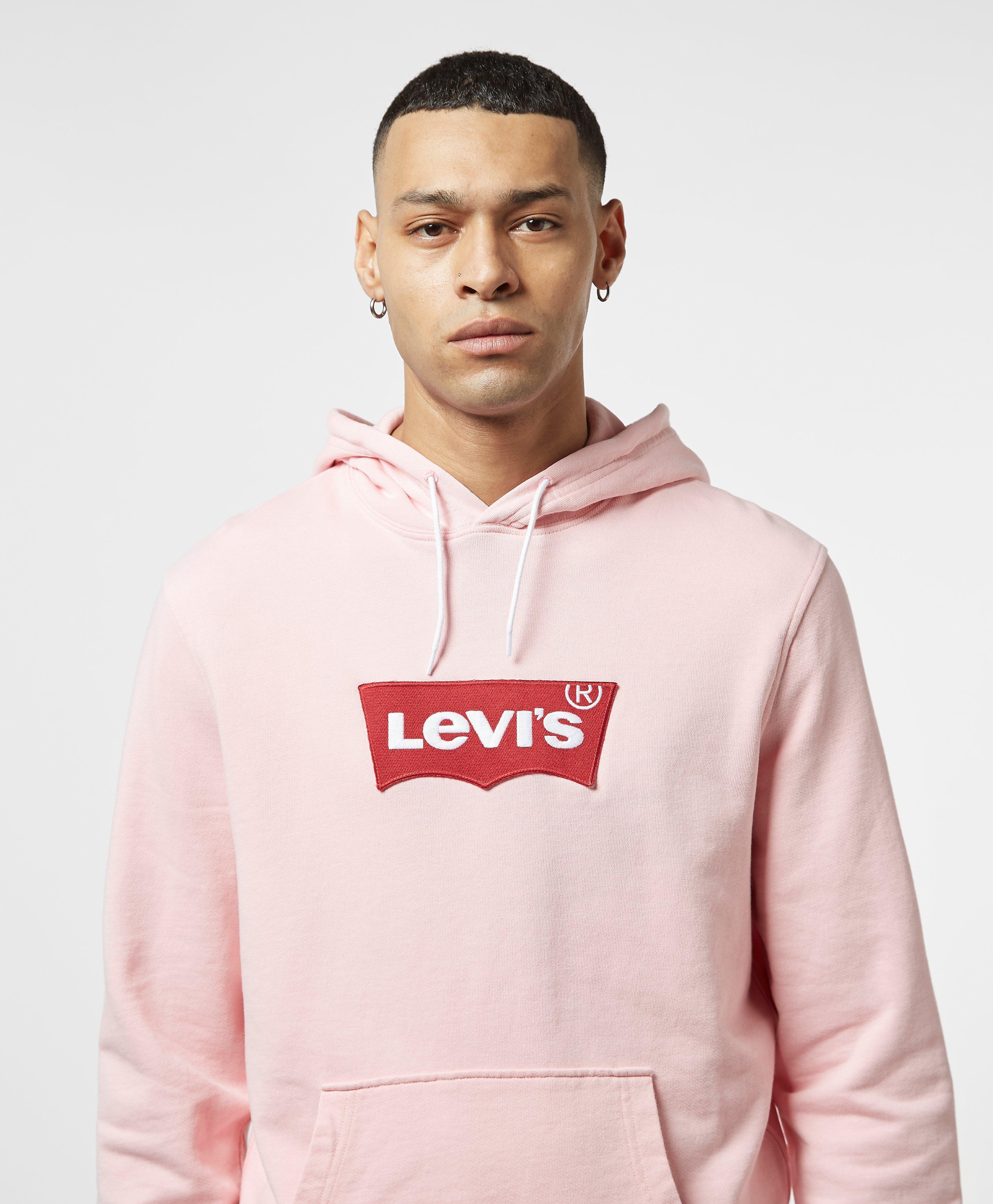 levis pink hoodie mens