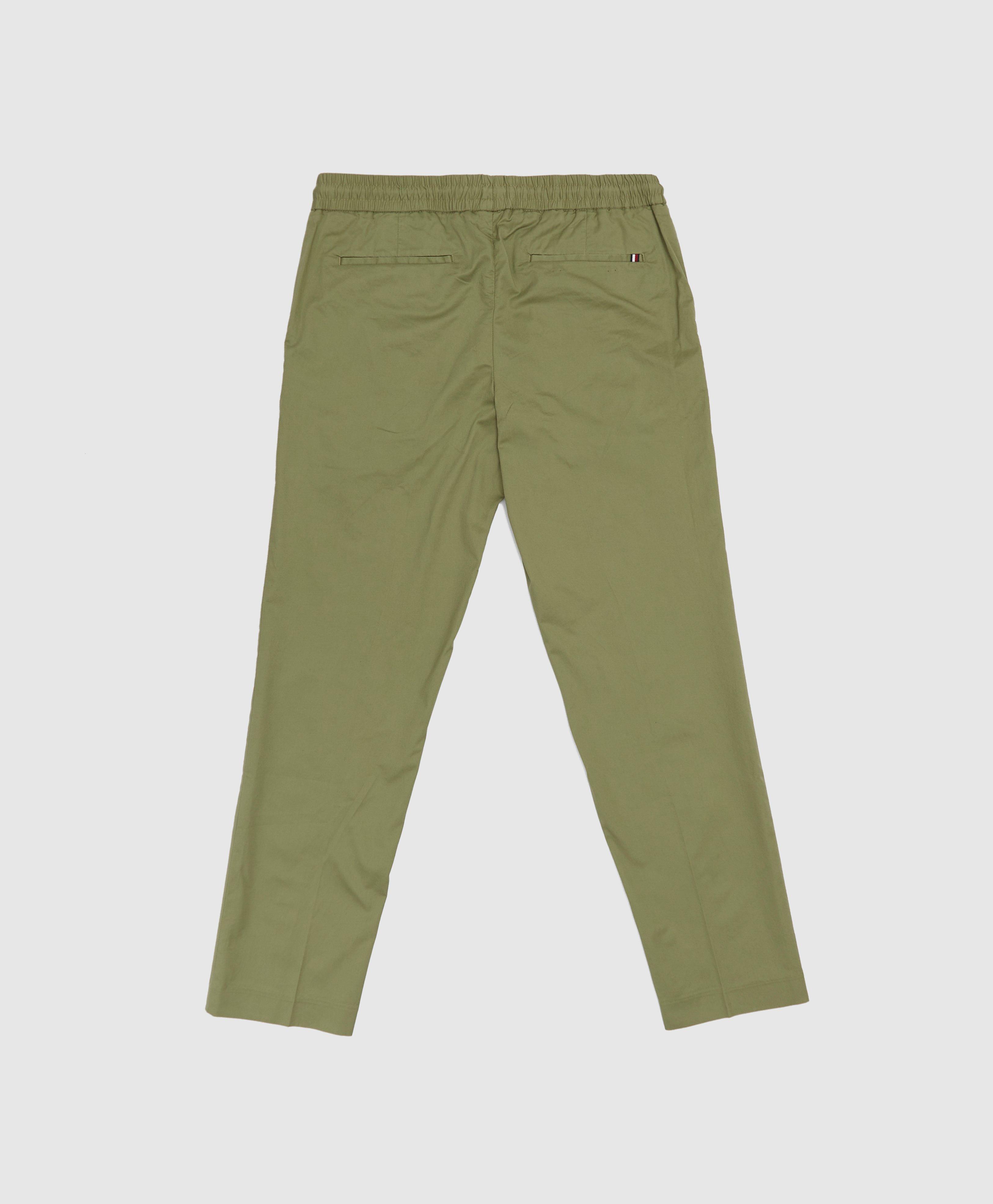 Tommy Hilfiger Twill Drawcord Pants in Green for Men - Lyst