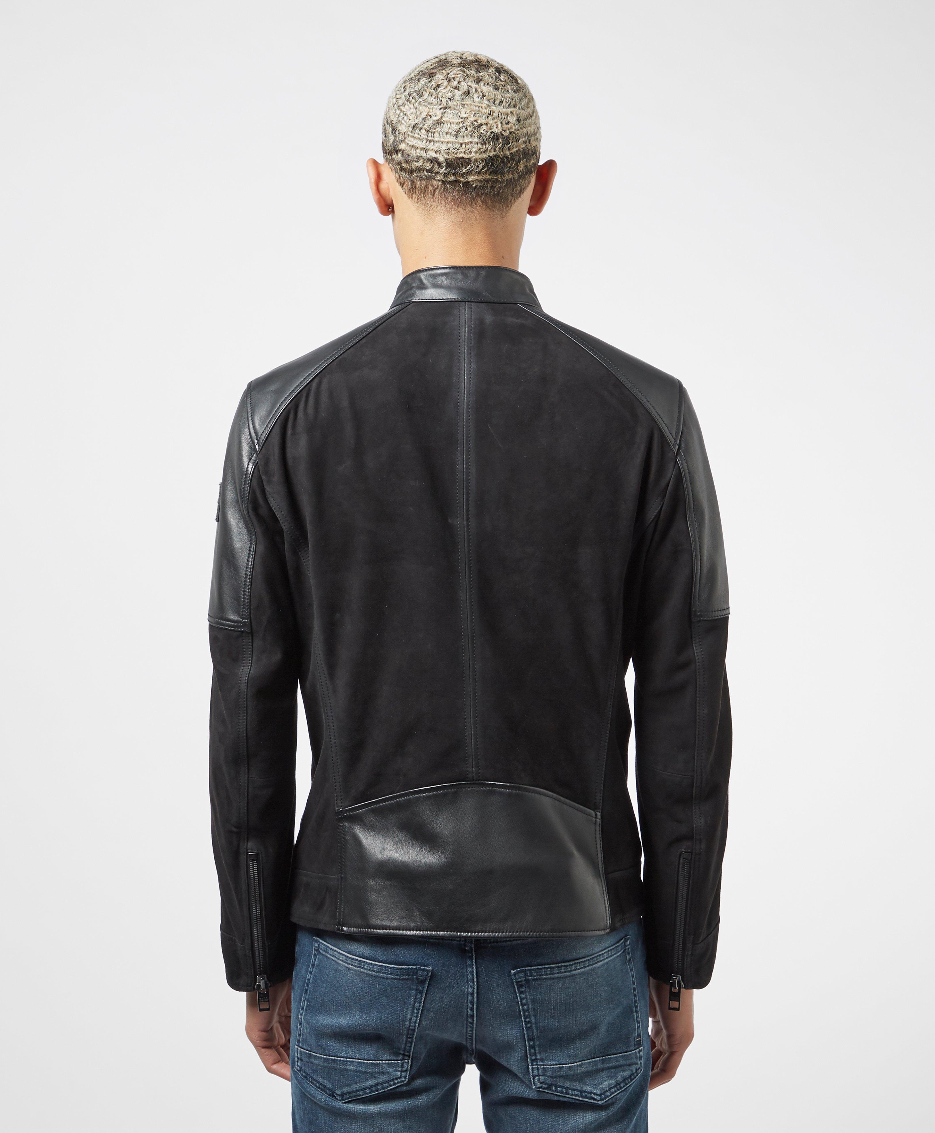 hugo boss nocan leather jacket