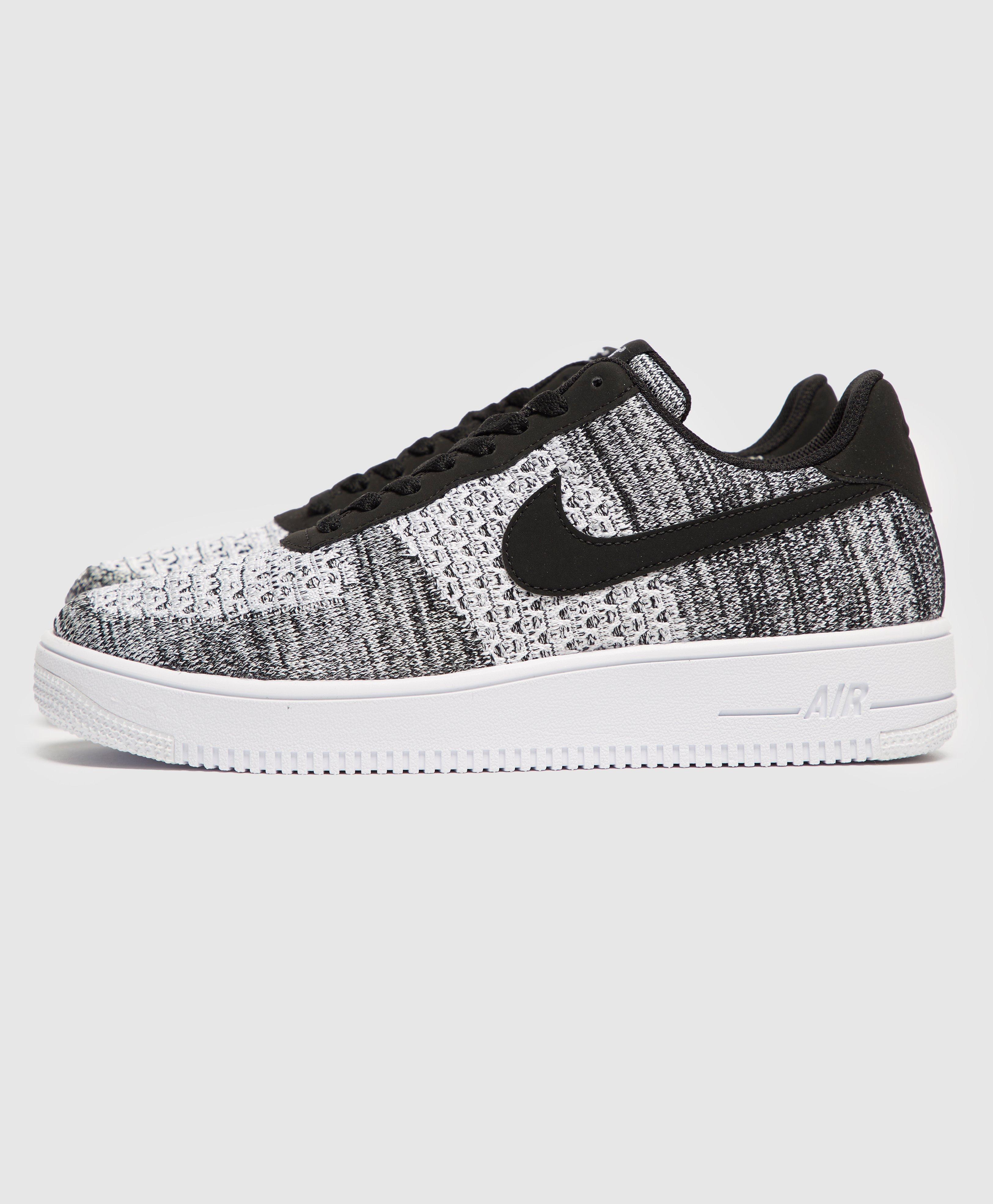 Nike Air Force 1 Flyknit 2.0 Trainers in Black for Men | Lyst