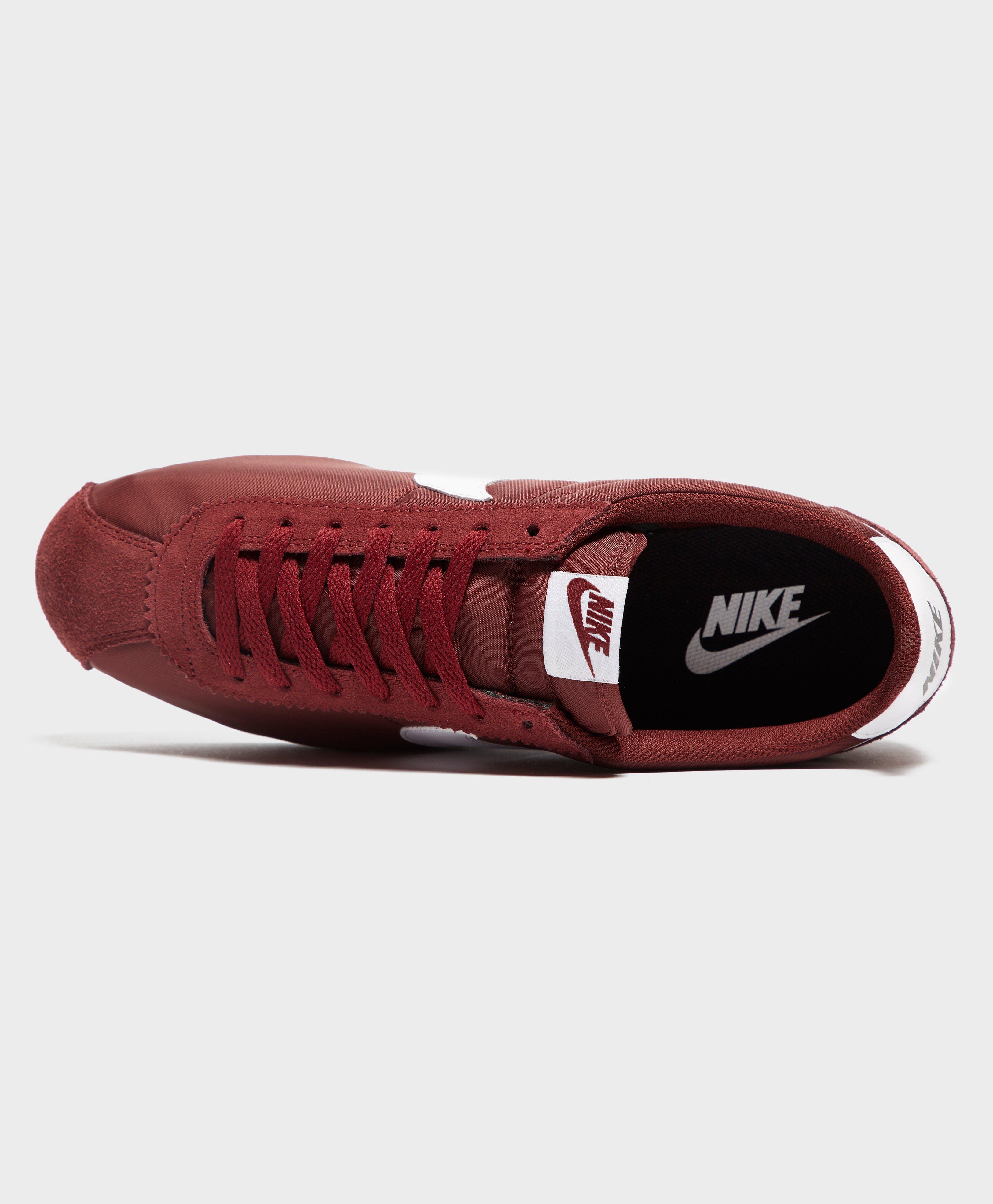 all red nike cortez mens