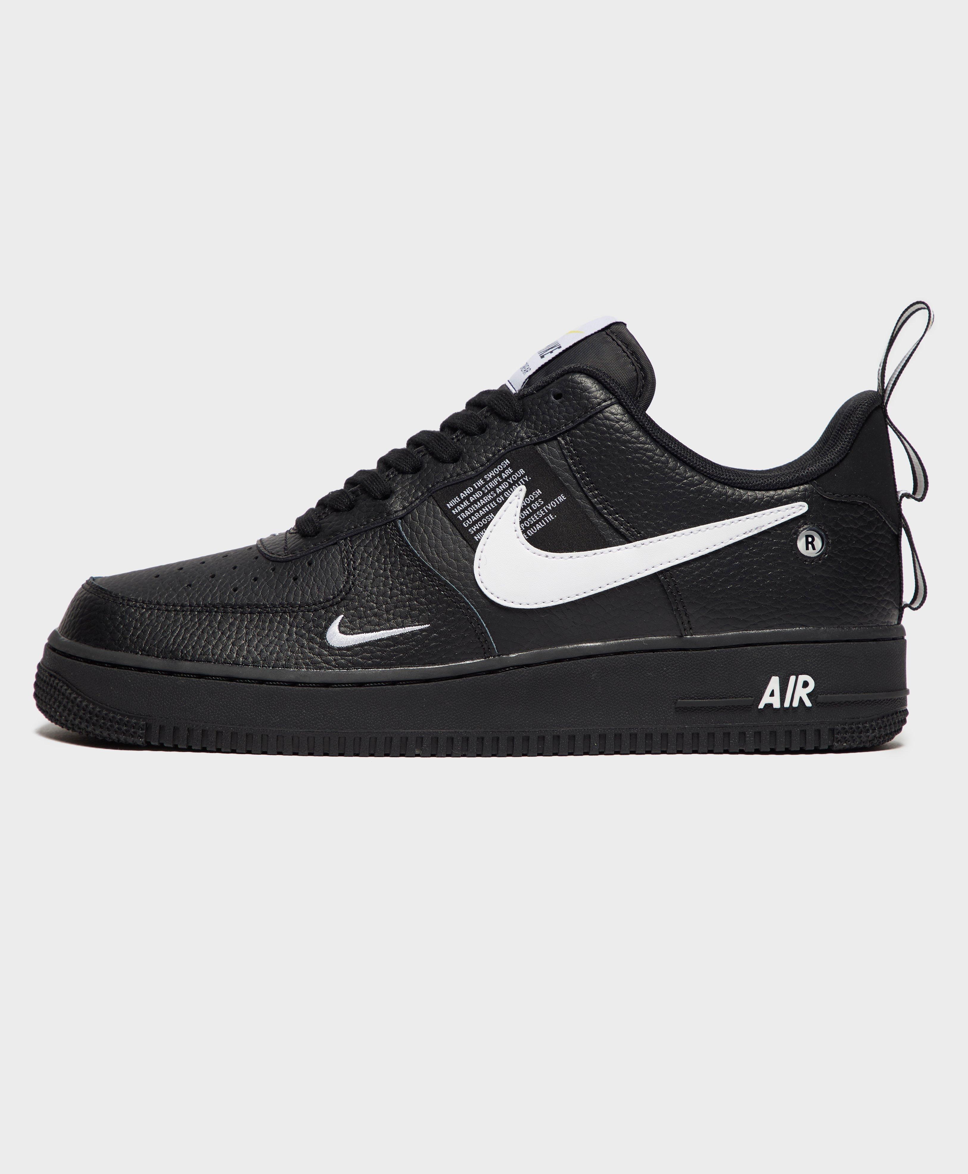 Nike Leather Air Force 1 '07 Lv8 Utility Low in Black/White (Black) for Men  | Lyst