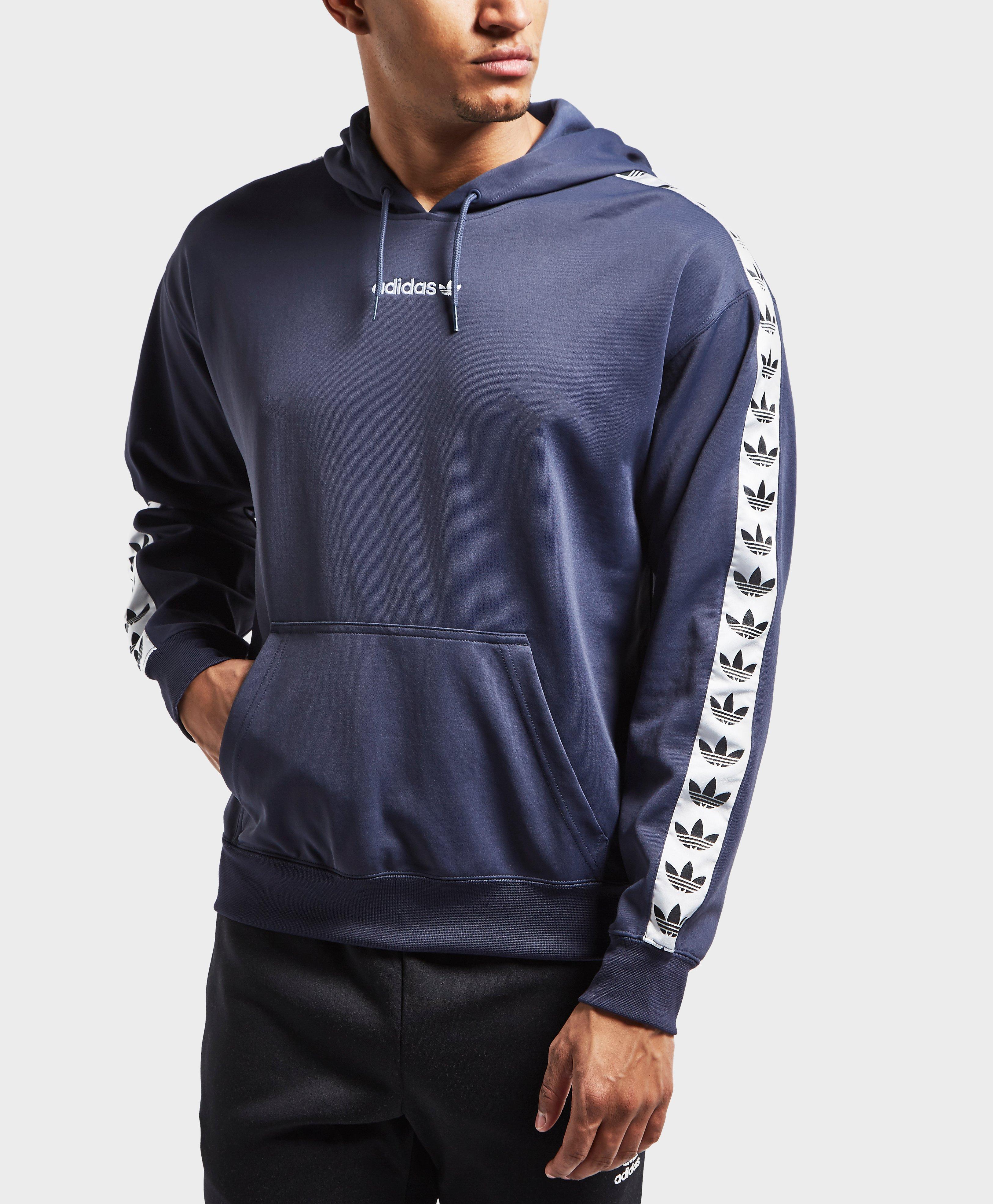 adidas originals tape fleece overhead hoodie