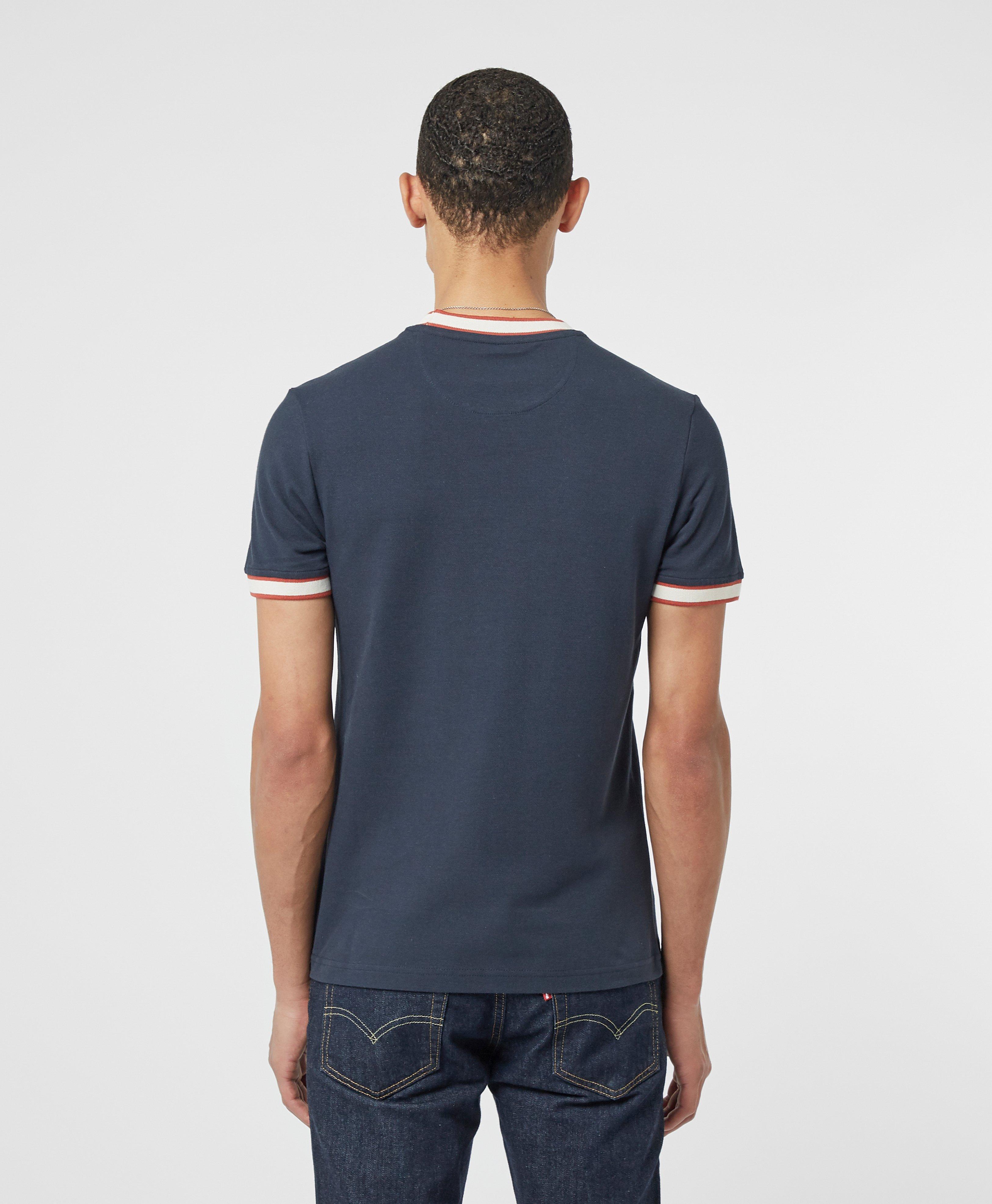 Farah Birmingham Ringer Short Sleeve T-shirt in Blue for Men - Lyst