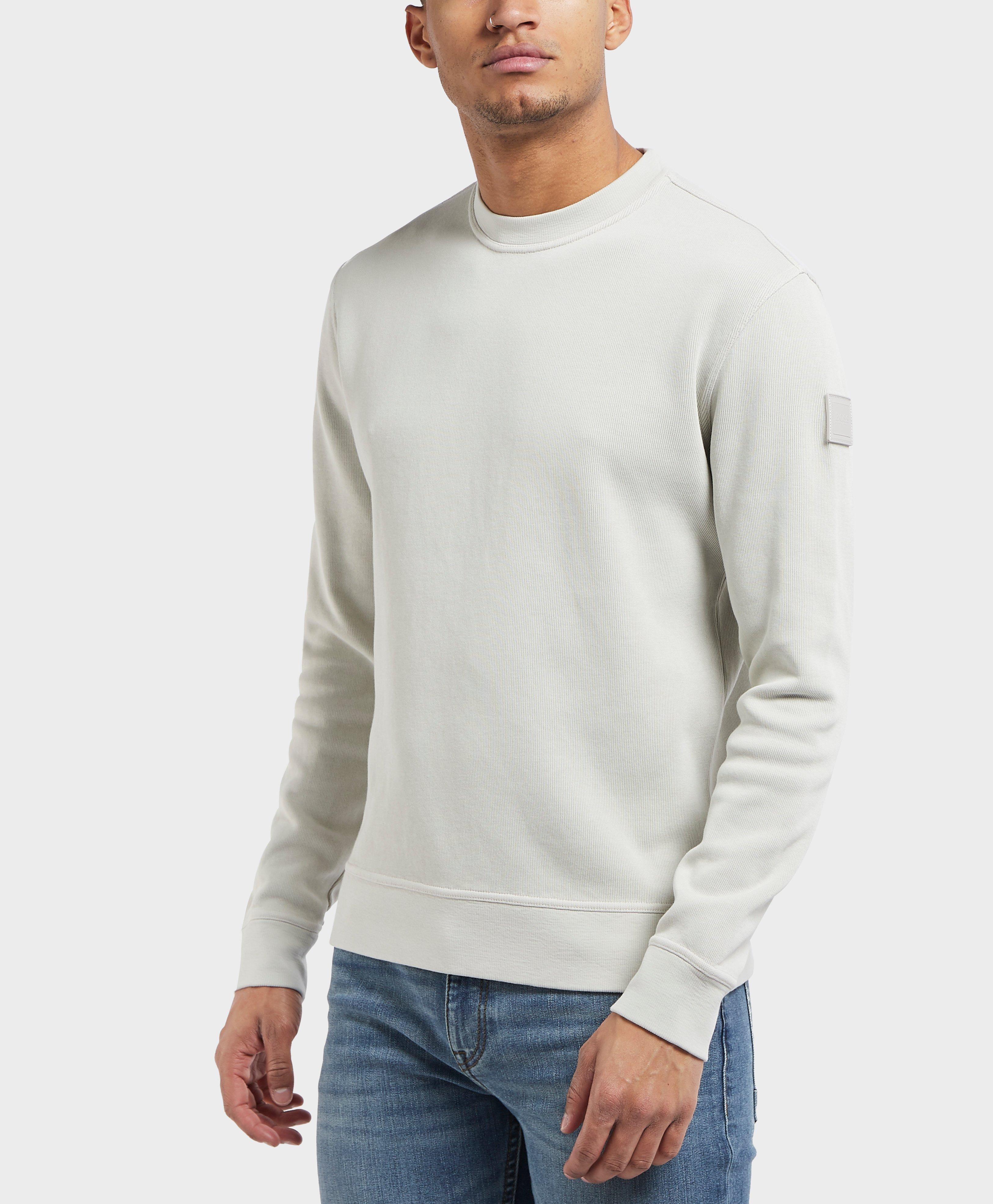 boss world ribbed sweatshirt
