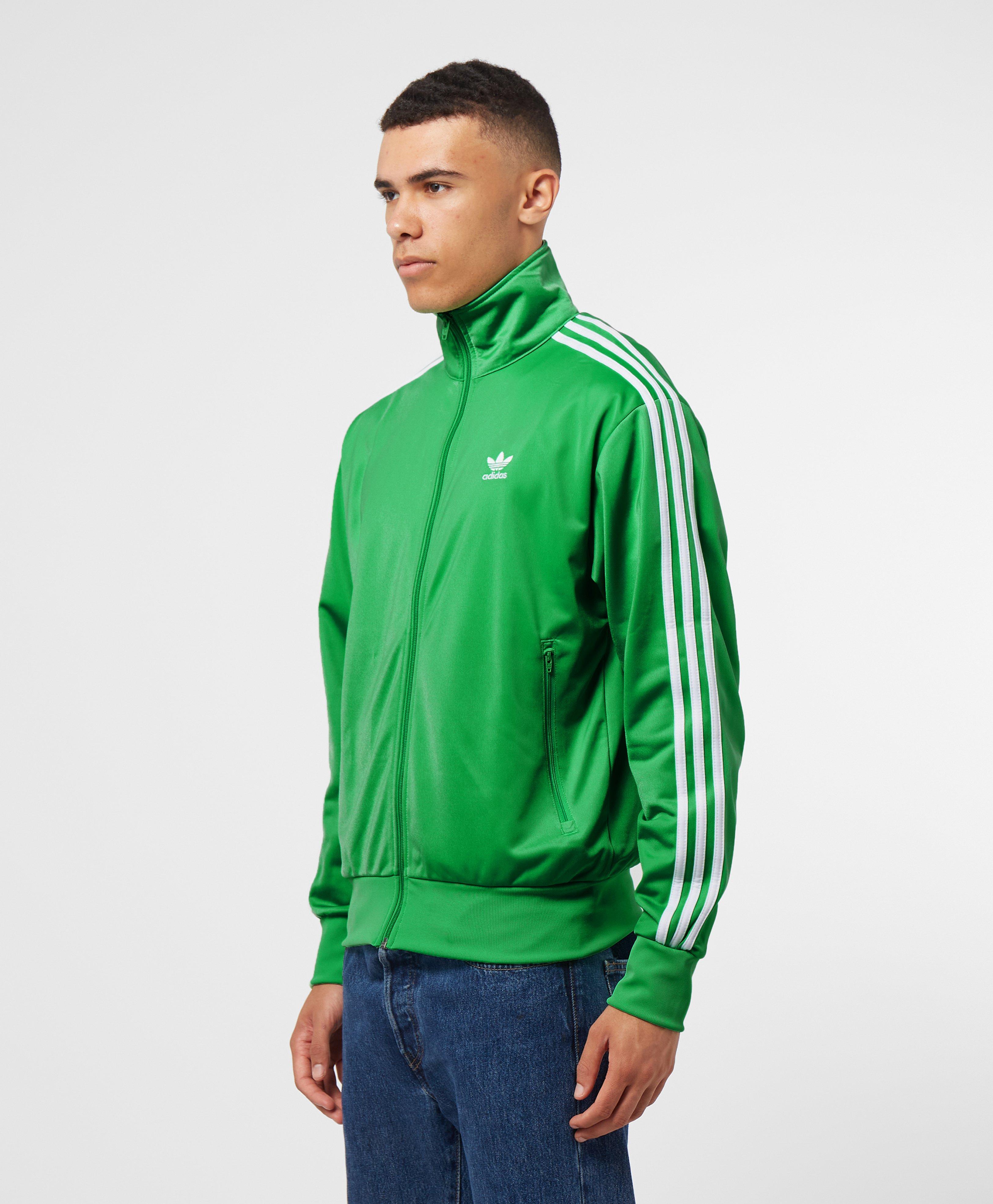 adidas Originals Synthetic Firebird Track Top in Green for Men | Lyst