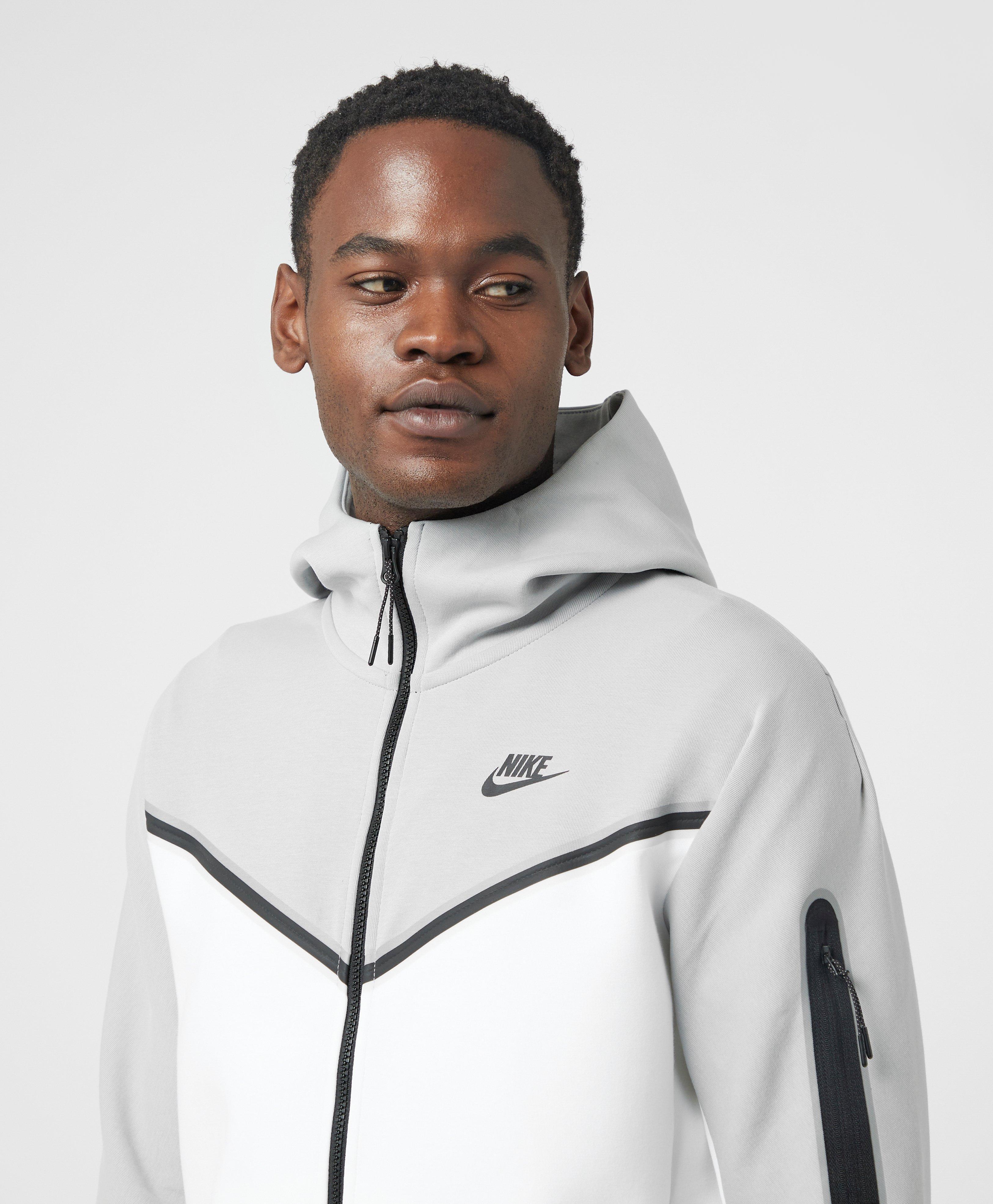 Nike Tech Fleece Full Zip Hoodie in Gray for Men | Lyst