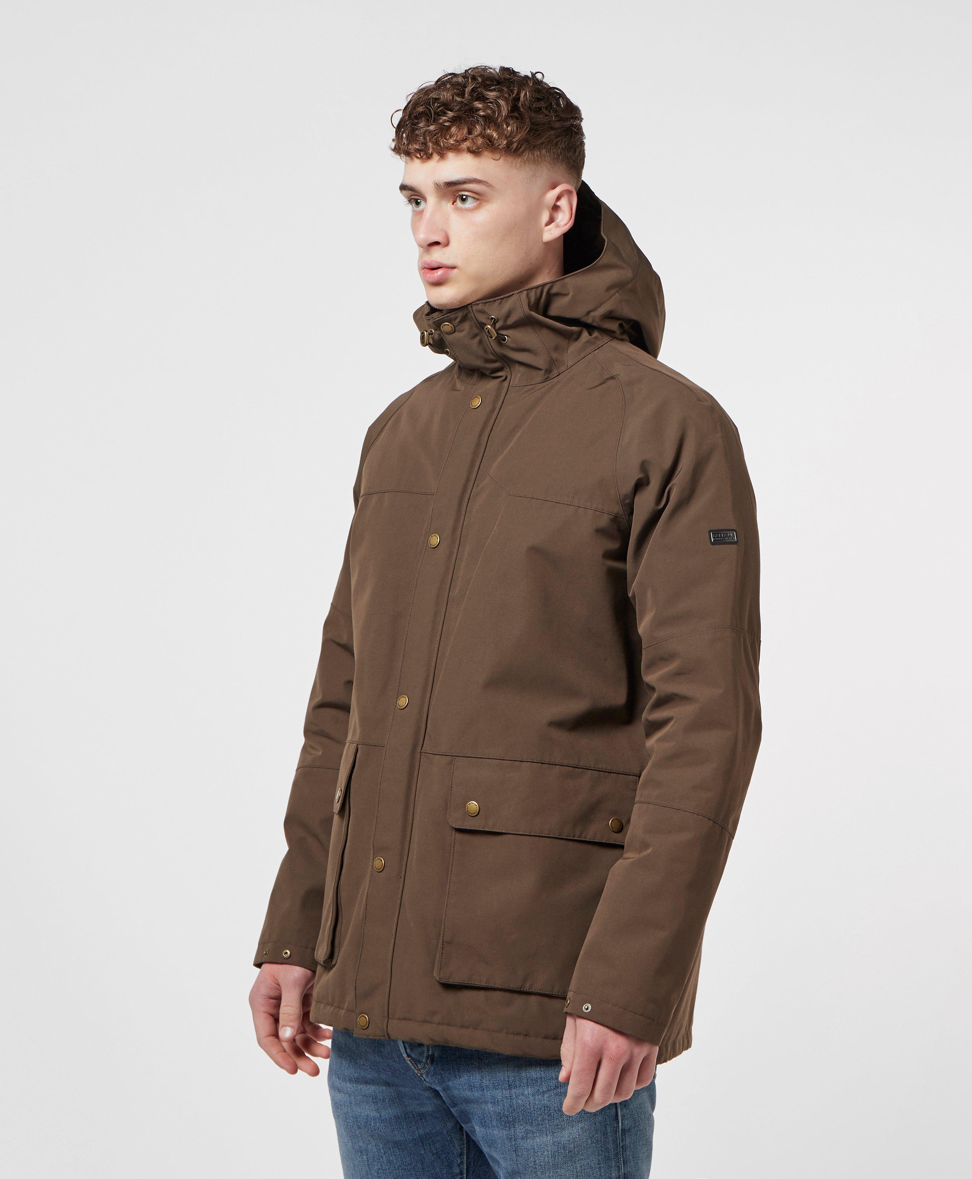 barbour international ridge padded jacket