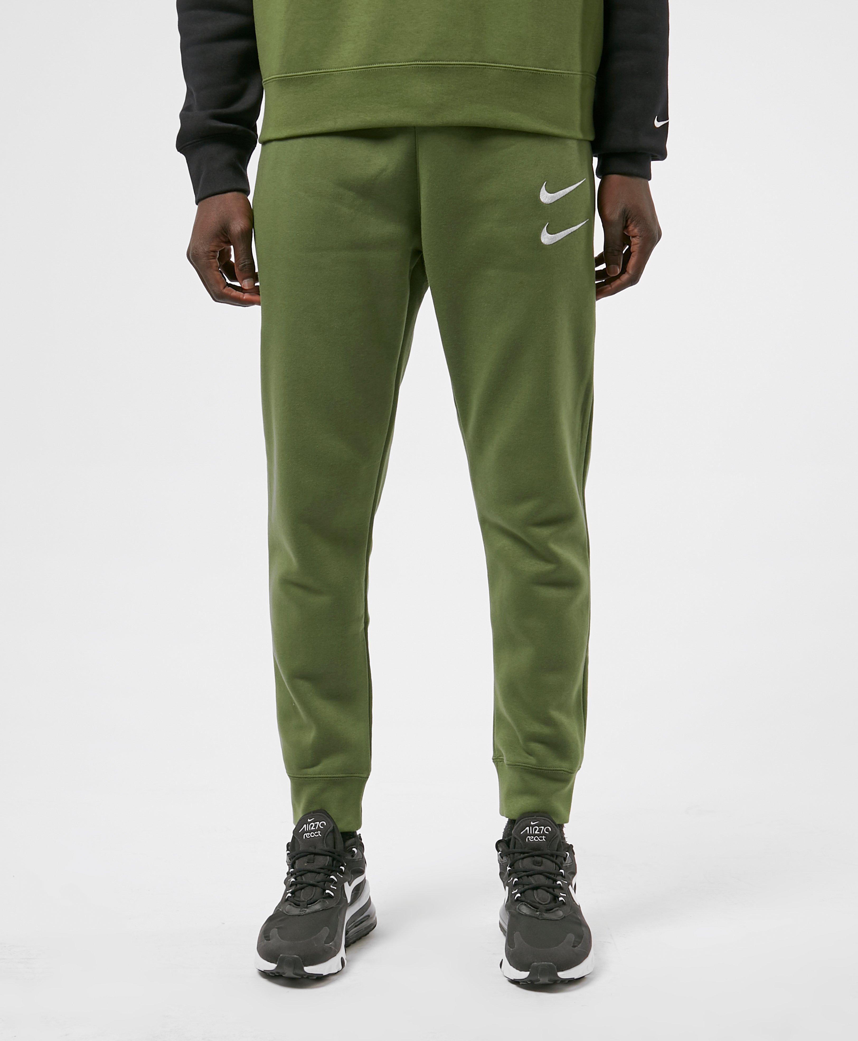 Nike Double Swoosh Joggers in Green for Men | Lyst