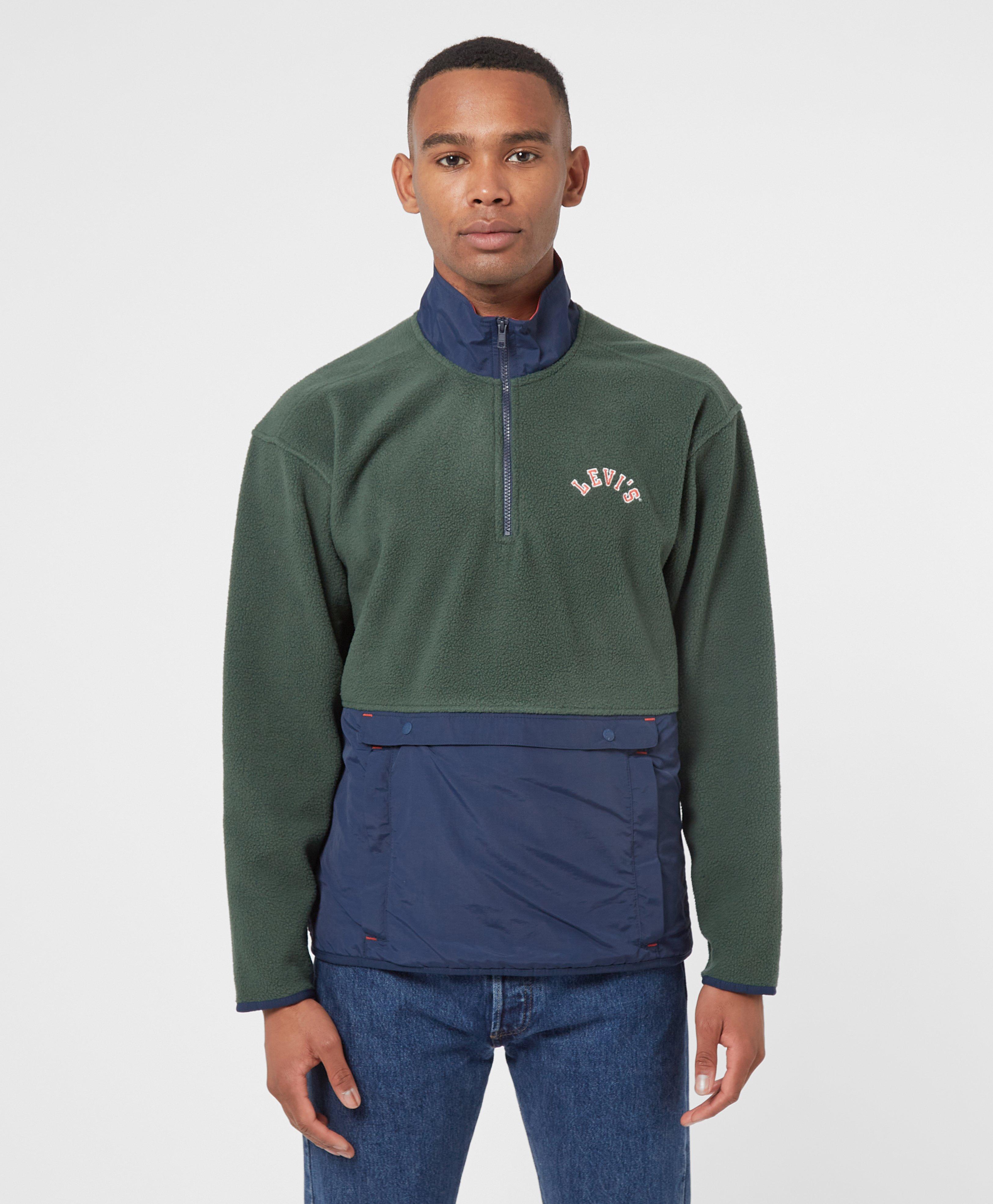 Quarter Zip Polar Fleece Levis on Sale 
