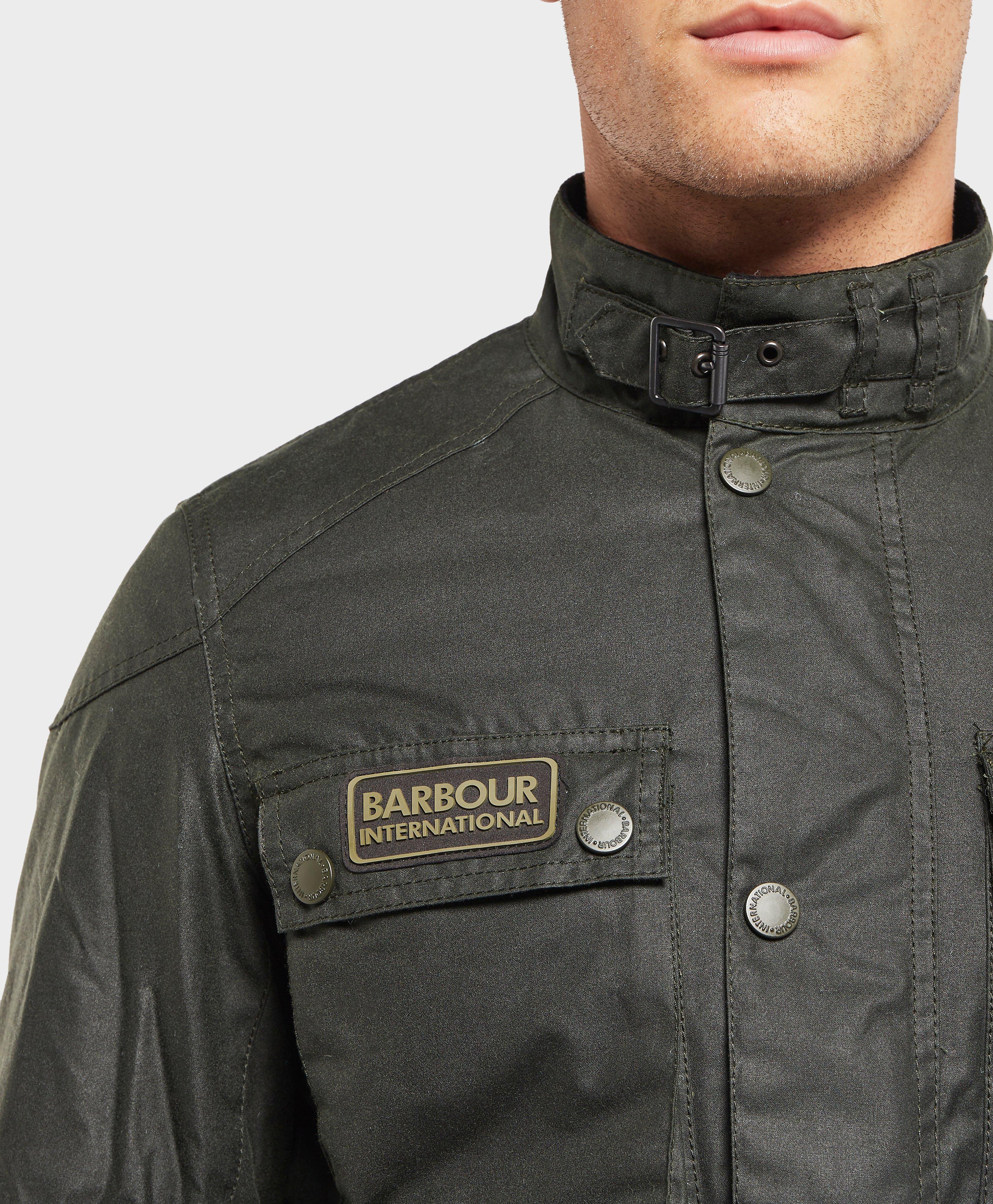 barbour international blackwell wax jacket