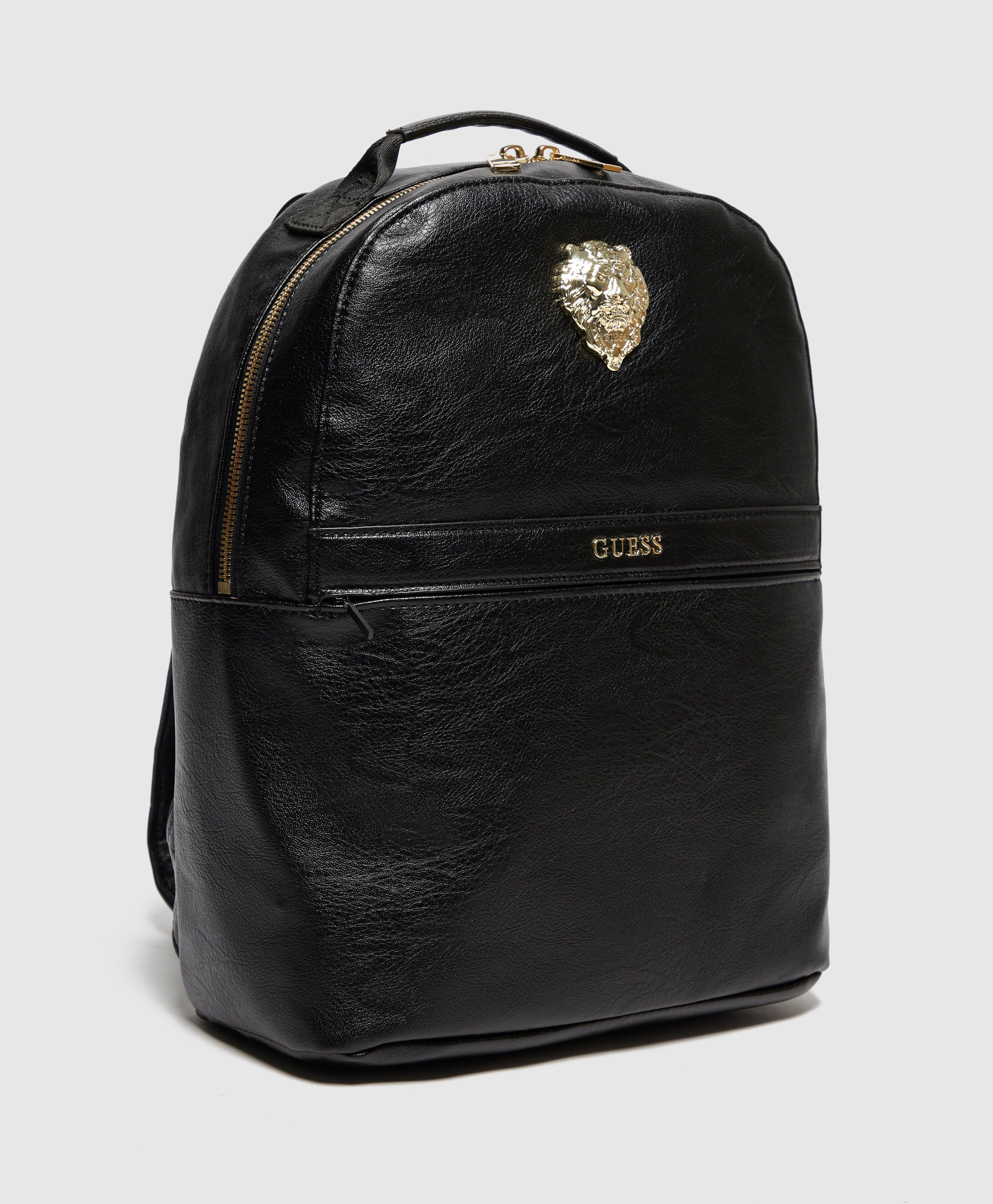 Guess Lion Backpack in Black for Men - Lyst