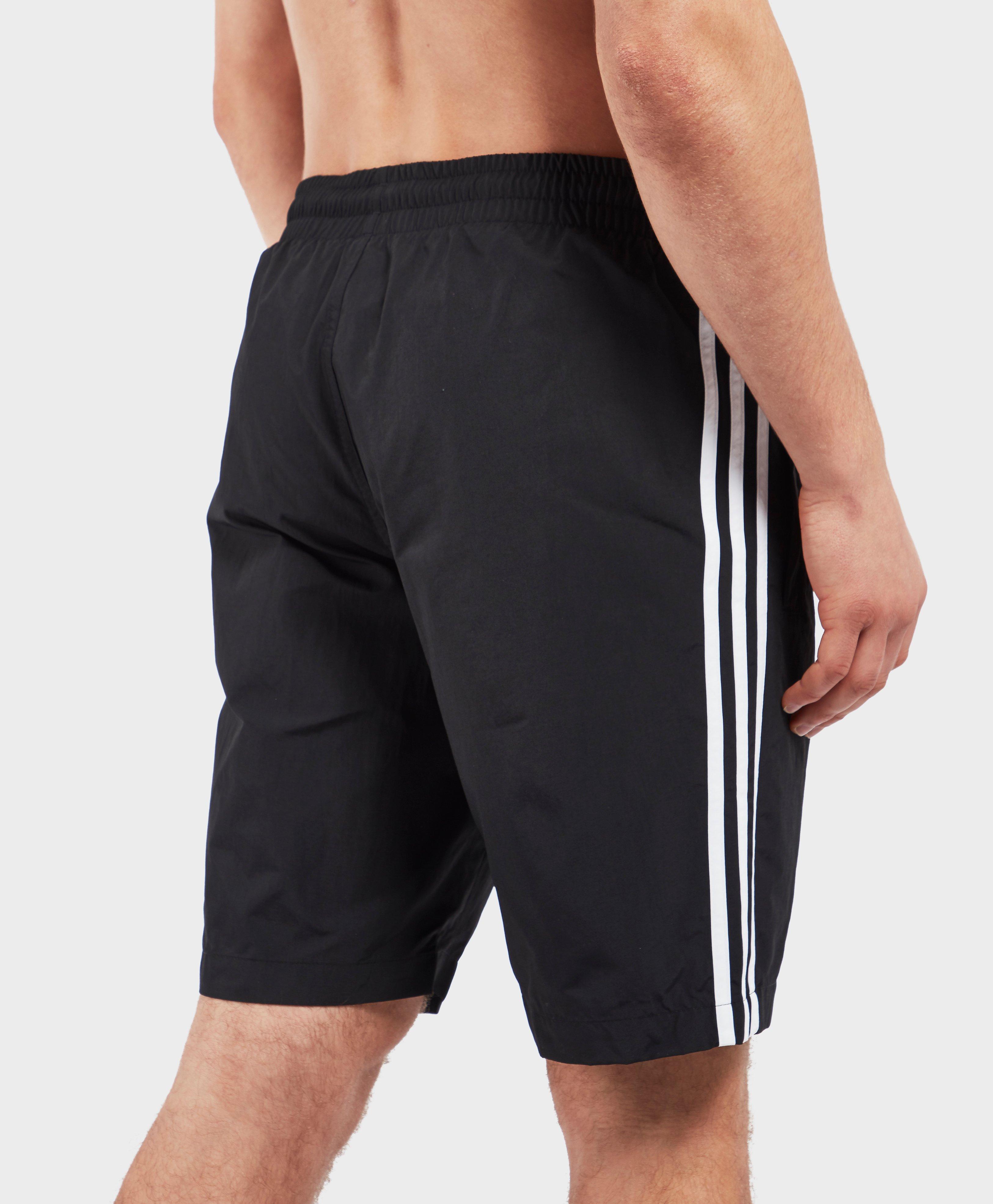 adidas Originals Synthetic 3-stripes Swim Shorts in Black for Men - Save  31% - Lyst