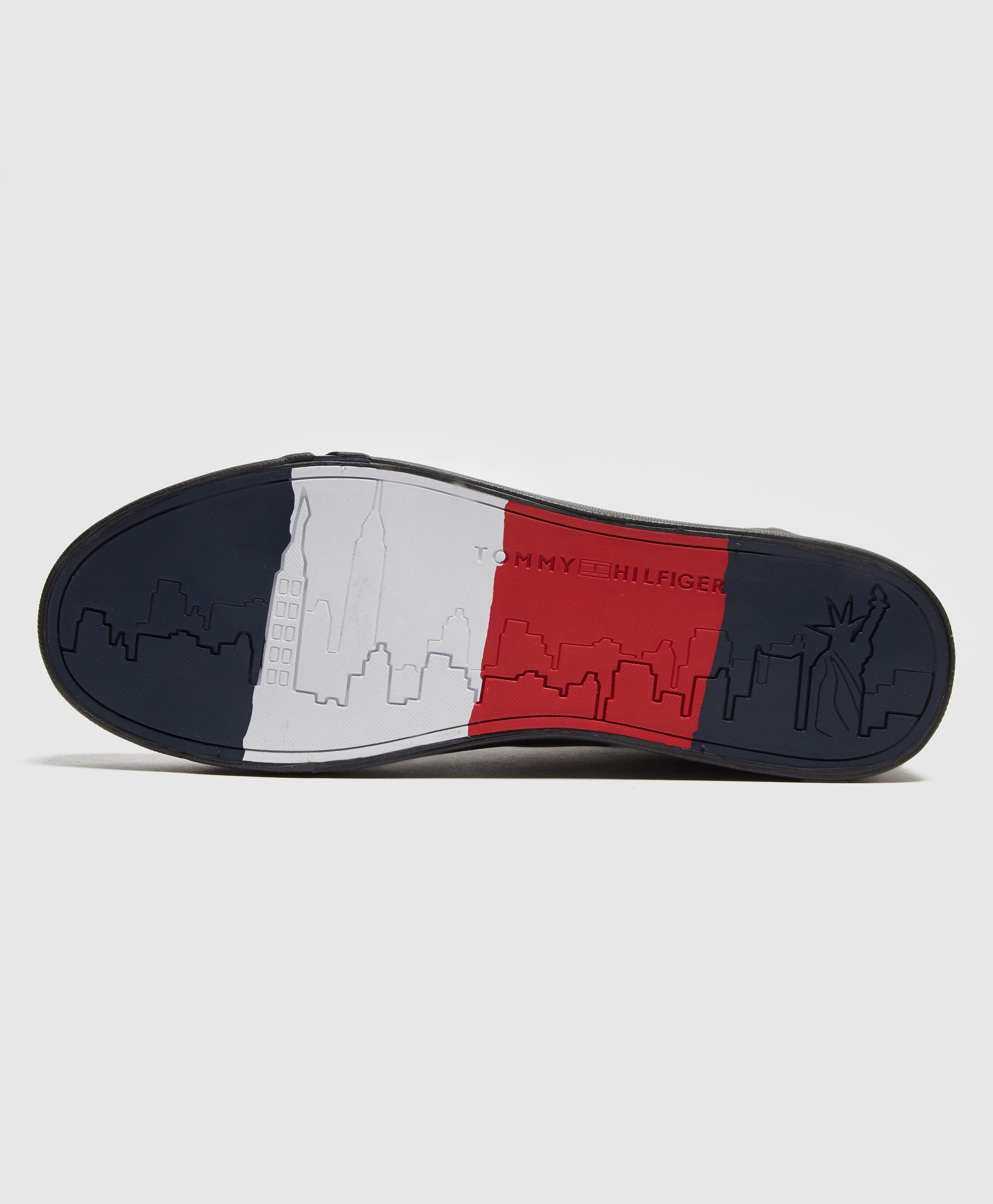 tommy hilfiger dino leather trainer