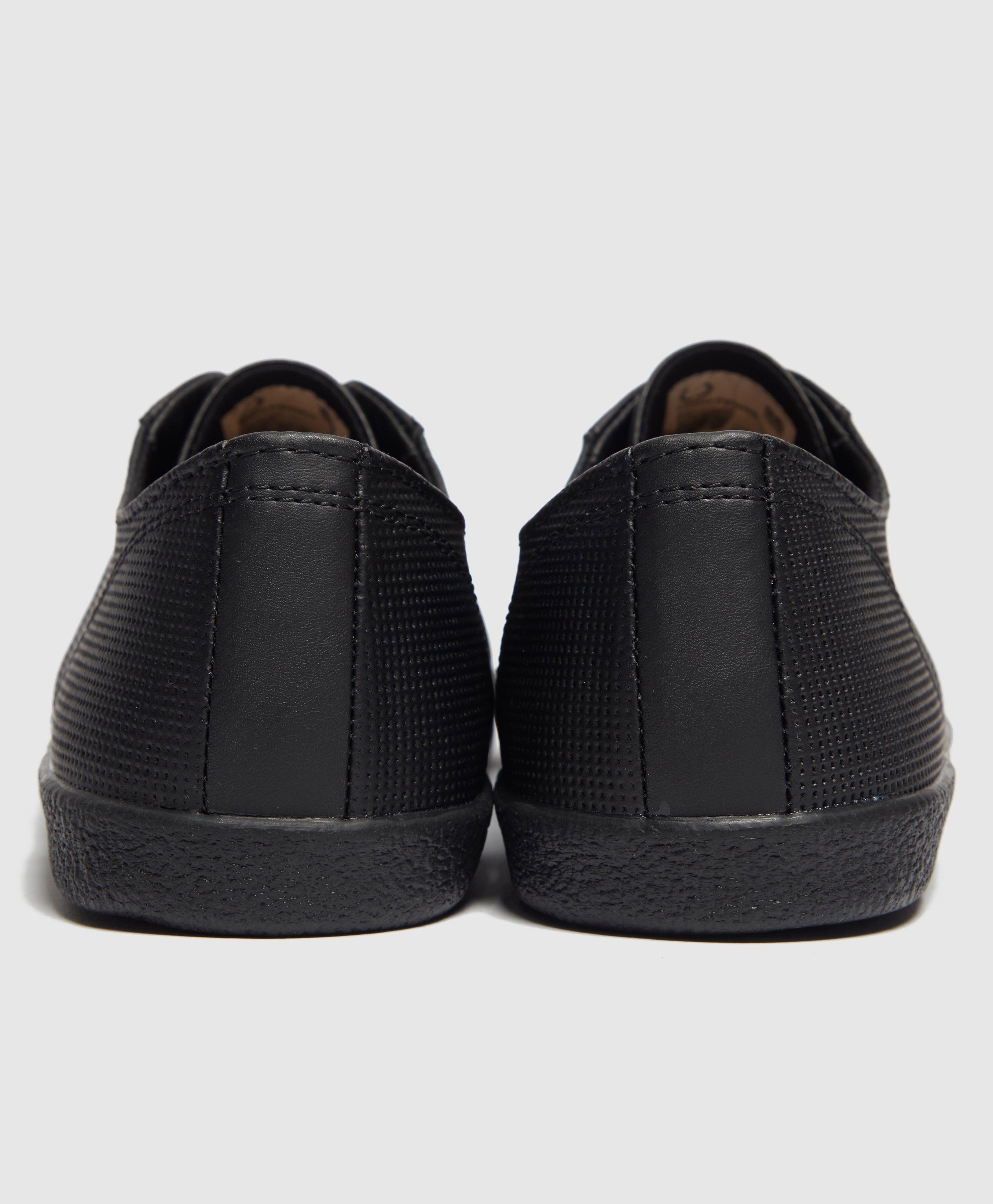 Fred Perry X Miles Kane Leather Trainers in Black for Men - Lyst