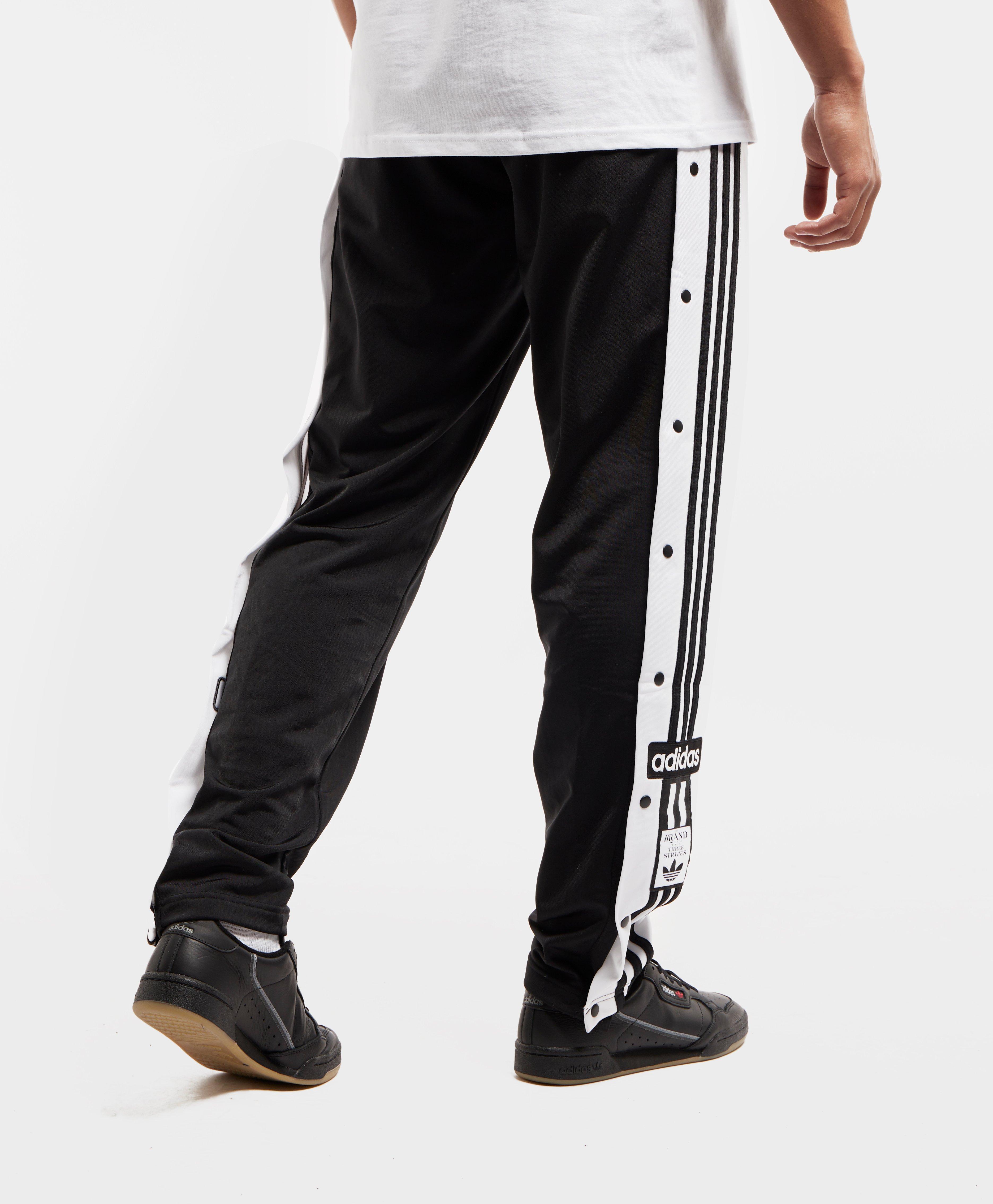 adidas track pants with buttons