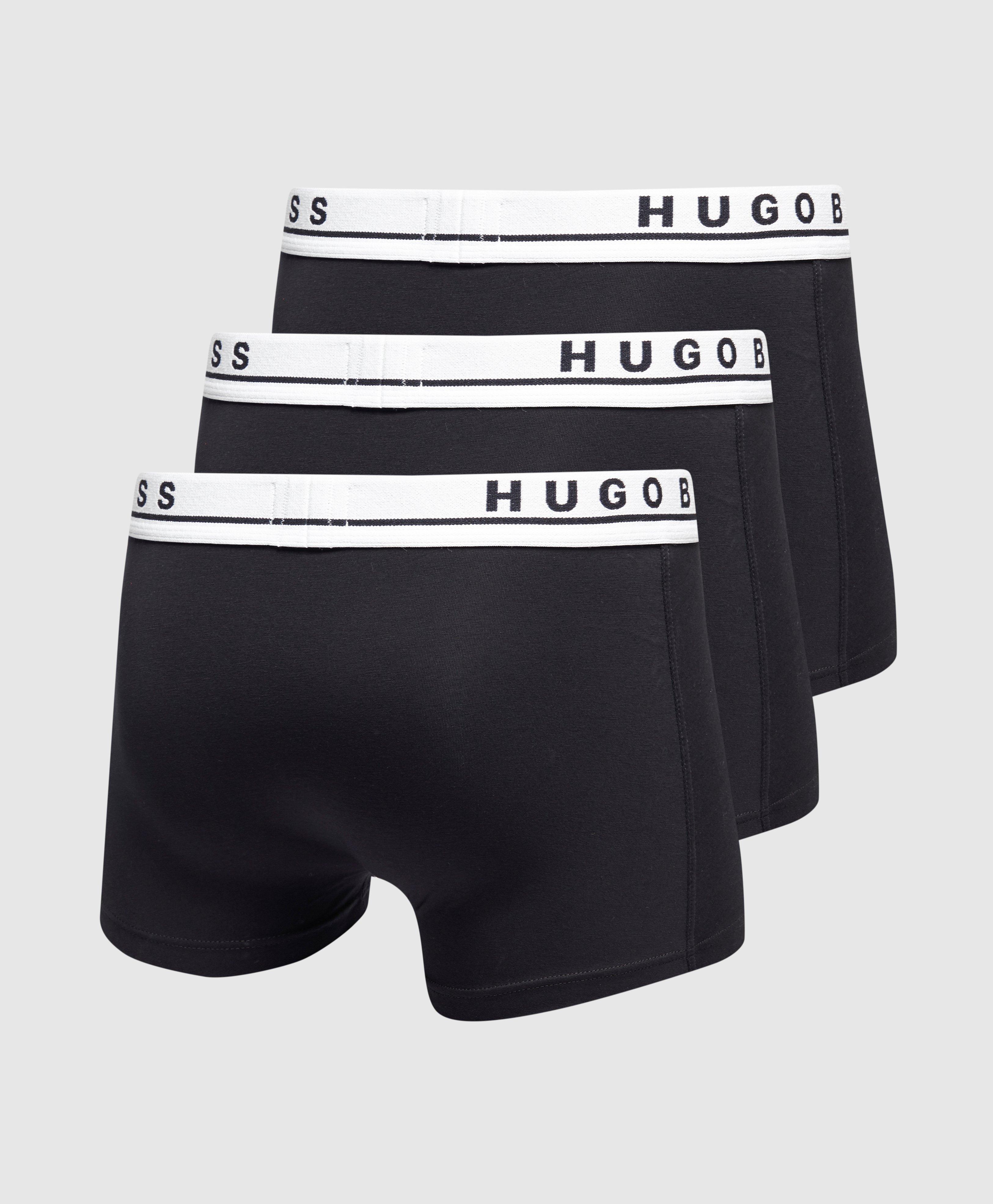 BOSS by Hugo Boss Cotton 3 Pack Boxer Shorts in Black (Blue) for Men - Lyst