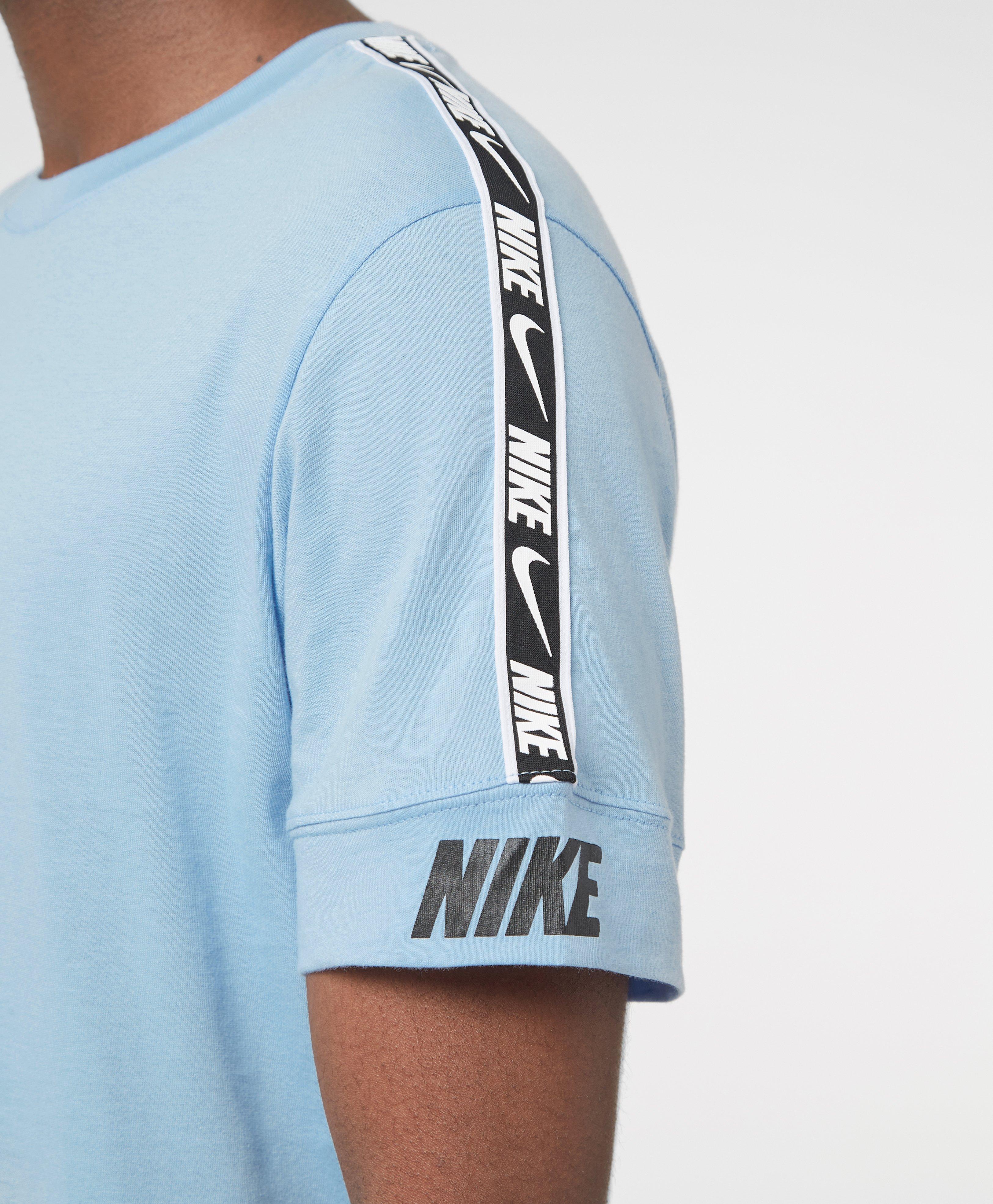 Nike Repeat Tape T-shirt in Blue for Men | Lyst
