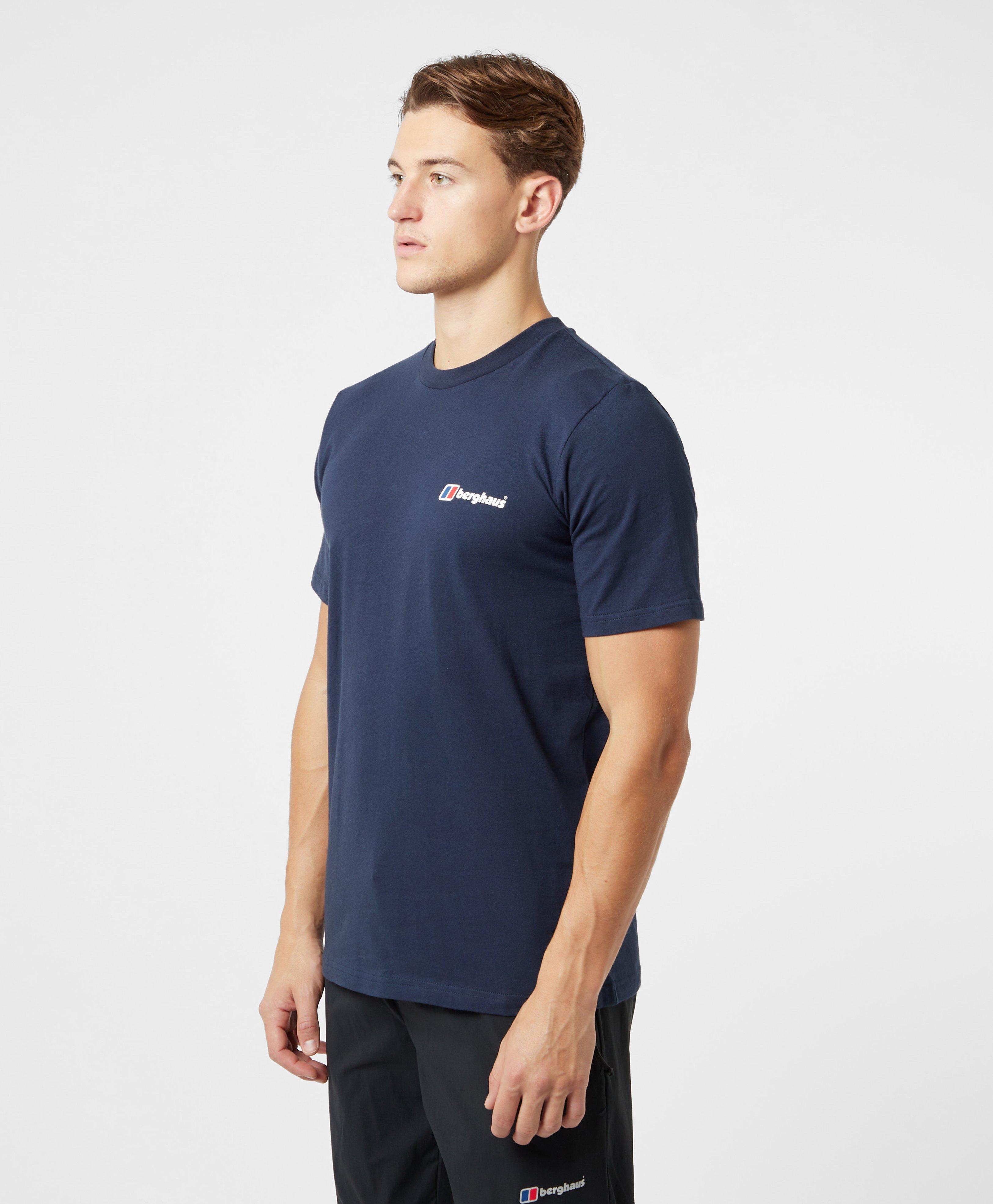 Berghaus Large Back Logo T-shirt in Blue for Men | Lyst