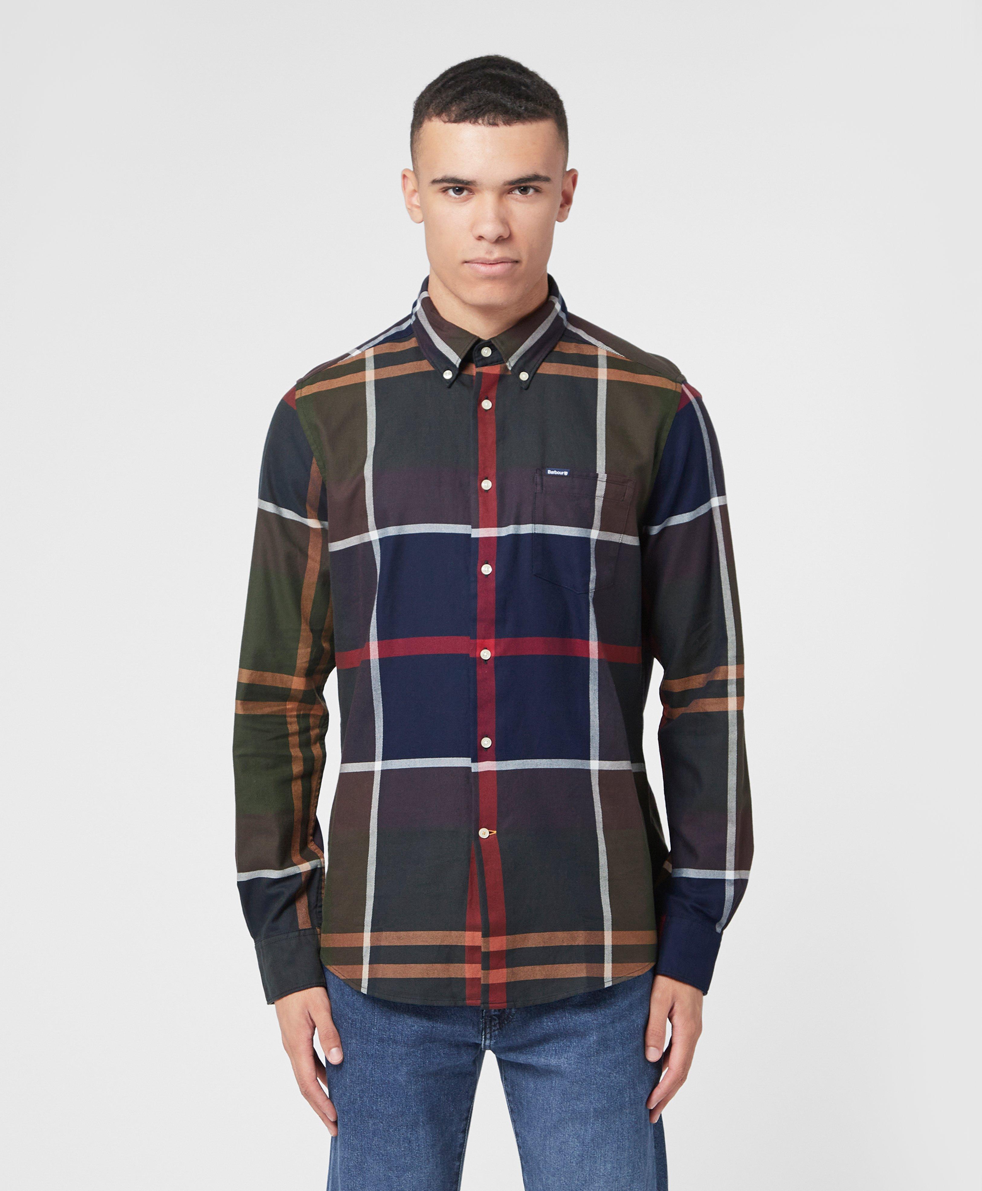 Barbour Cotton Dunoon Shirt in Green 