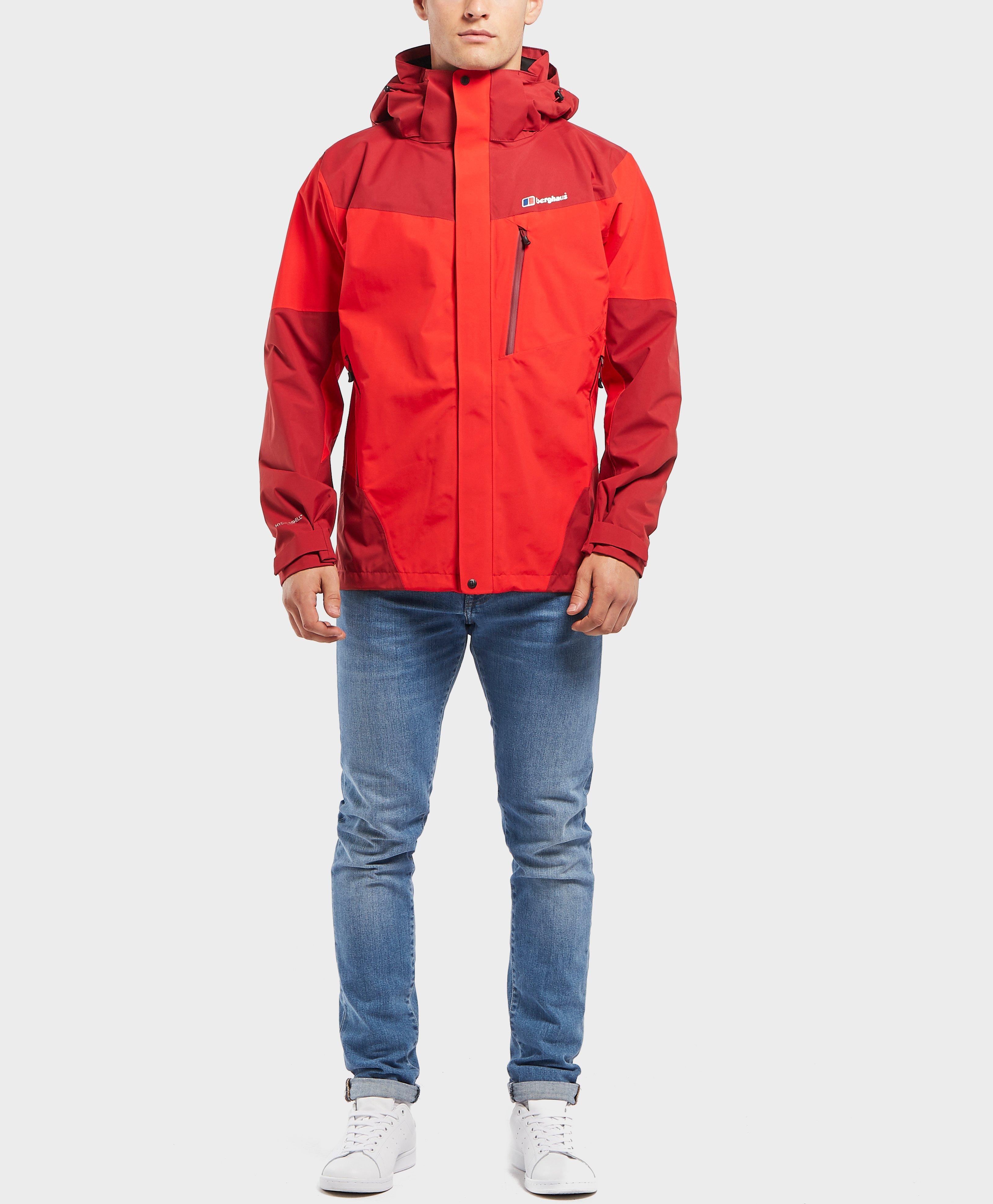 Berghaus Synthetic Arran Lightweight Hydroshell Waterproof Jacket in Red  for Men | Lyst