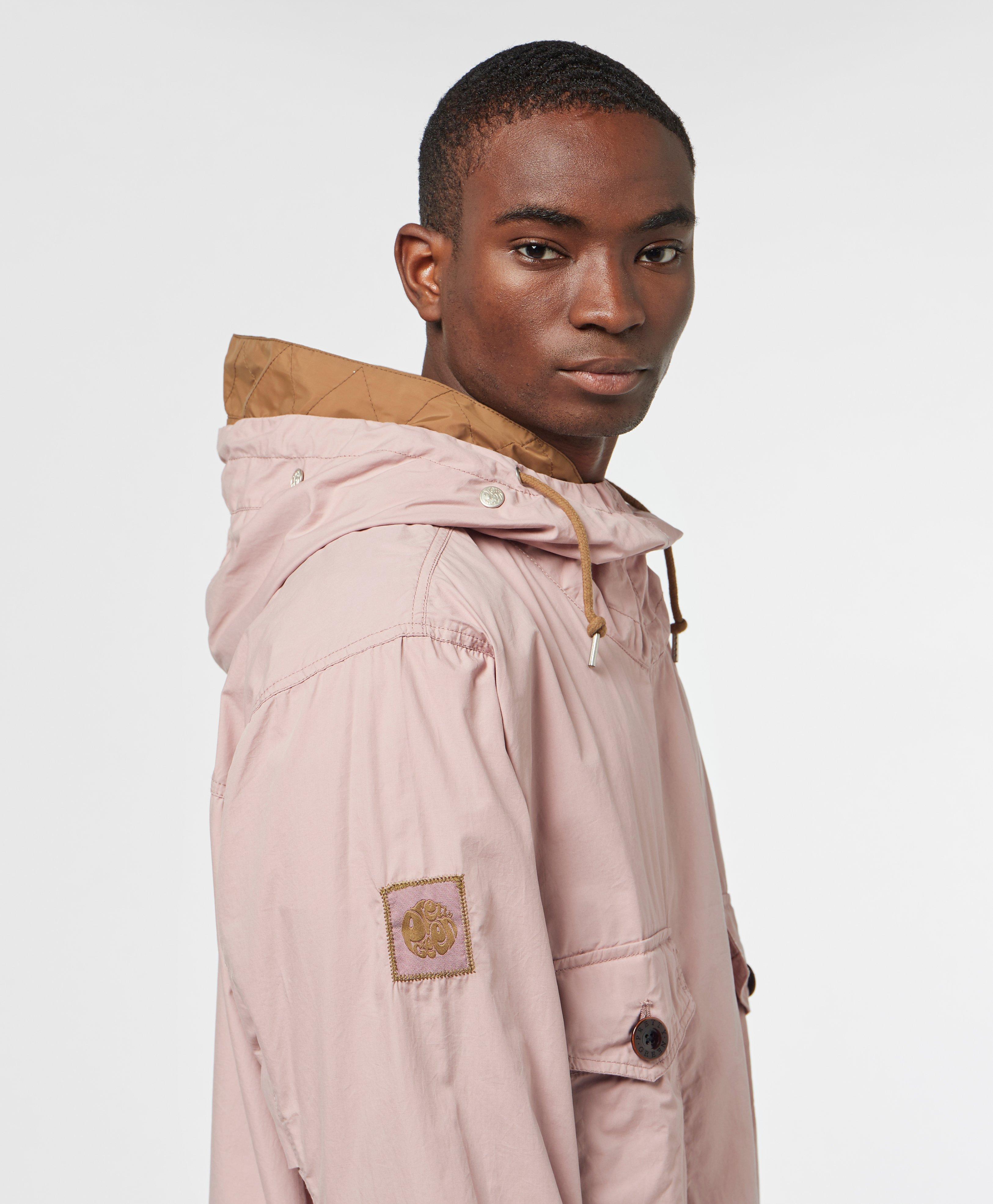 green overhead jacket