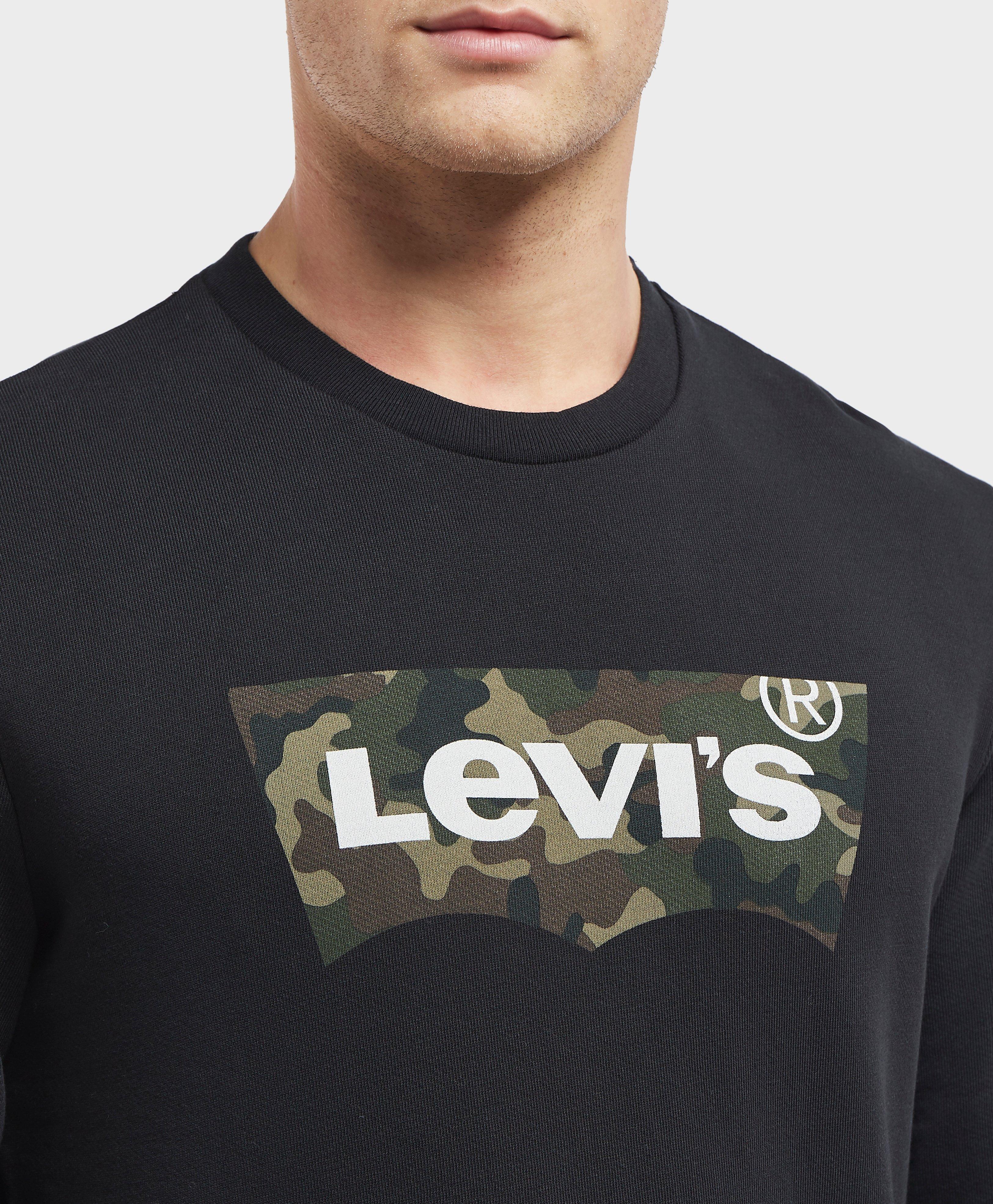 Levi's Cotton Camo Batwing Logo Sweatshirt - Online Exclusive for Men - Lyst