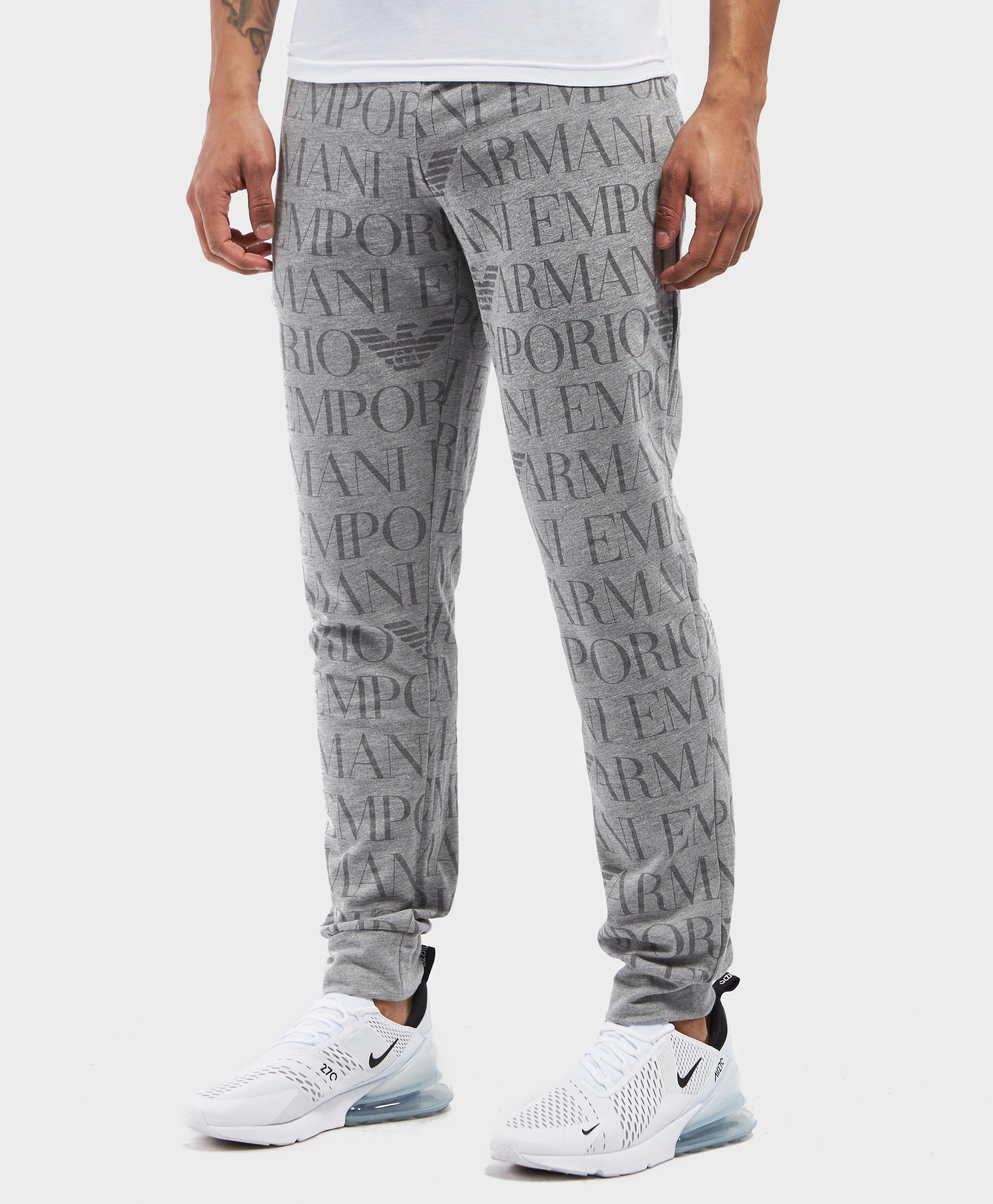 Emporio armani all over print track pants Clearance