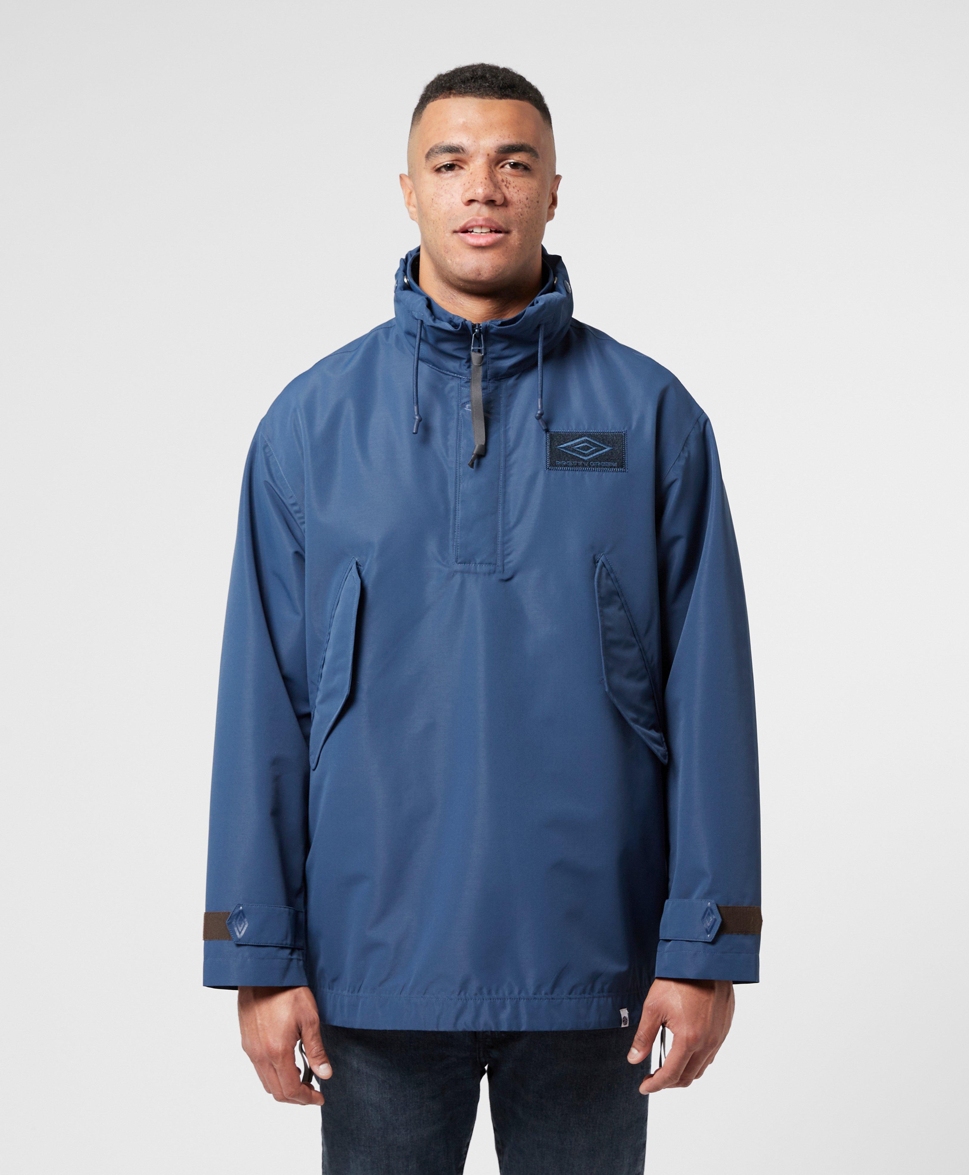 Pretty Green X Umbro Seam Sealed Smock Jacket in Blue for Men | Lyst