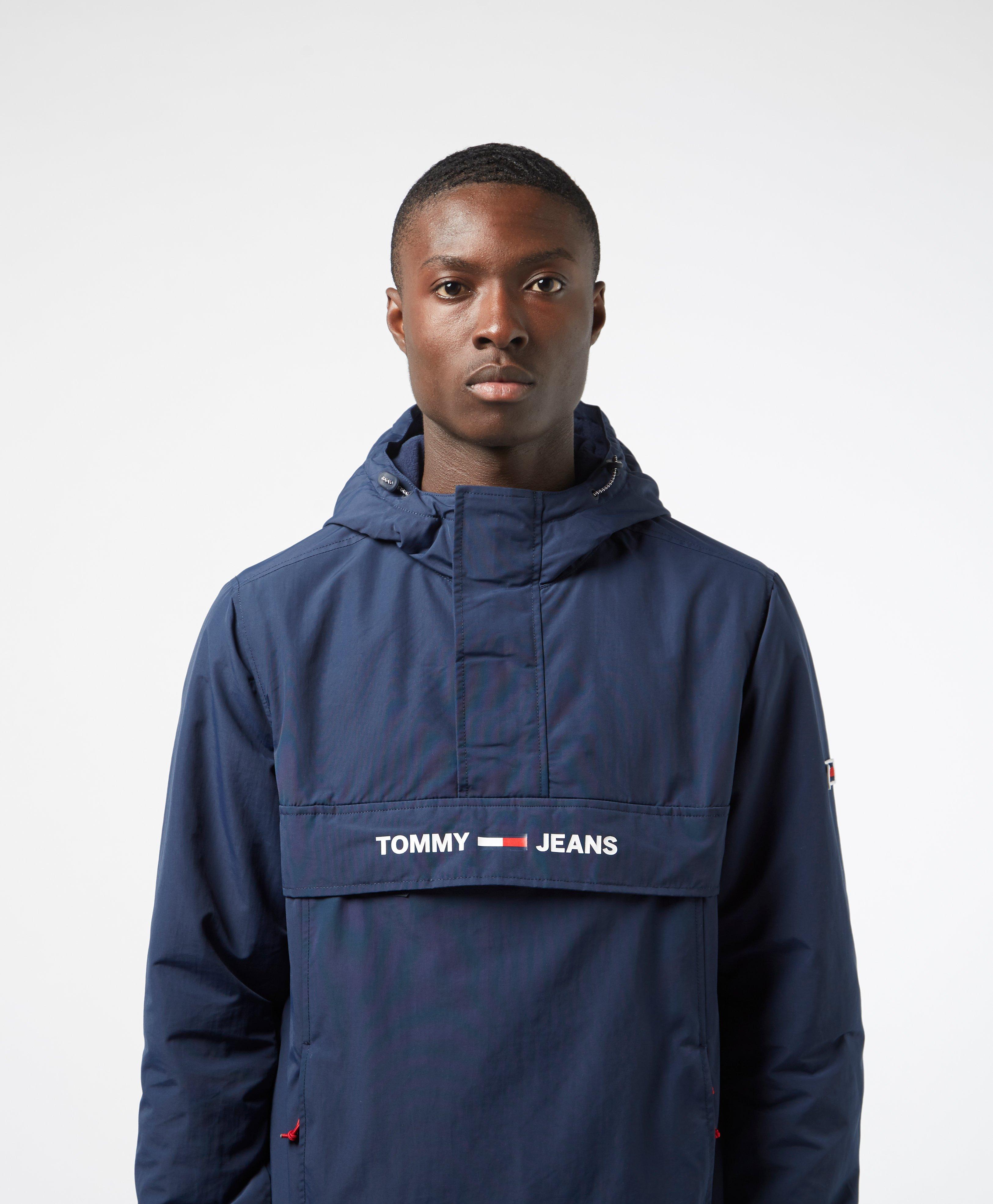 tommy hilfiger half zip jacket men's