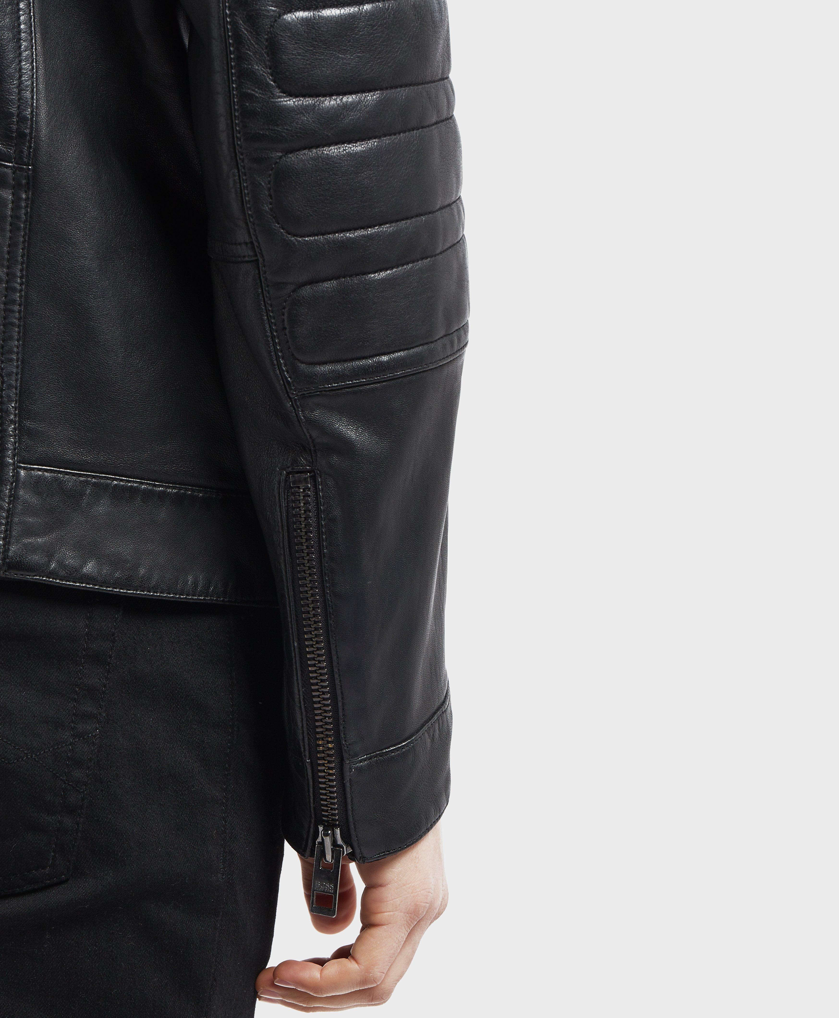 Hugo Boss Jagson Leather Jacket Shop, SAVE 59%.