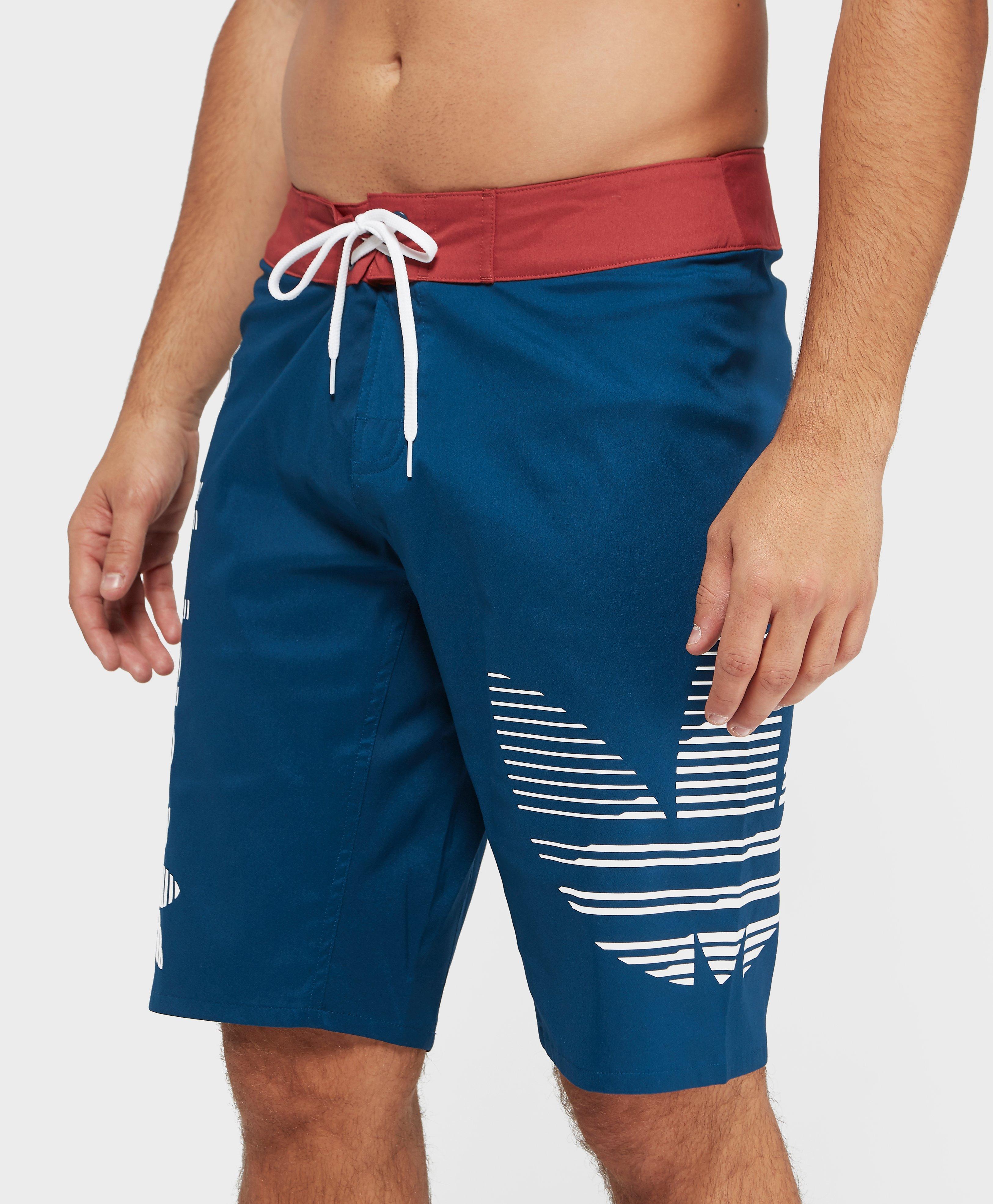 adidas Originals As Board Swim Shorts in Blue for Men - Lyst