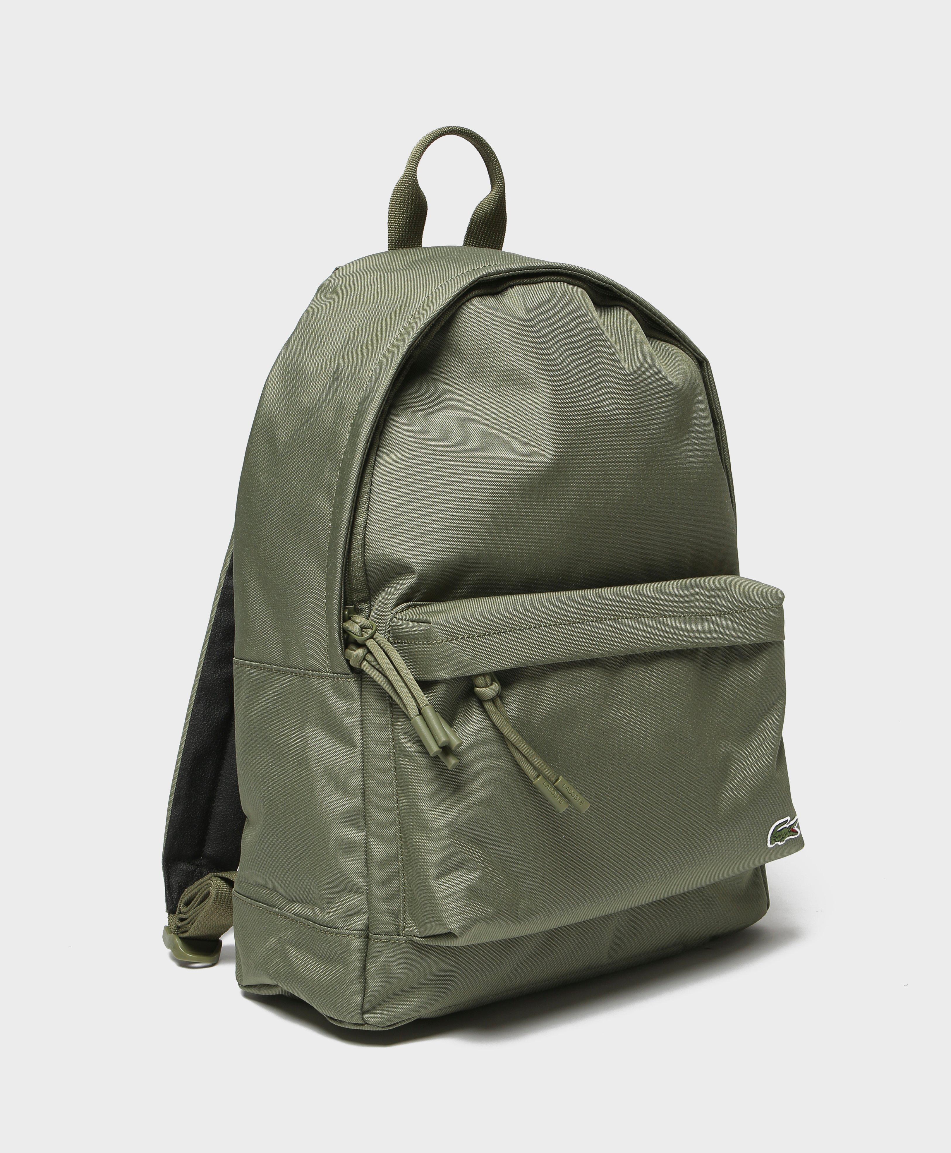 Lacoste Synthetic Backpack in Green for Men - Lyst