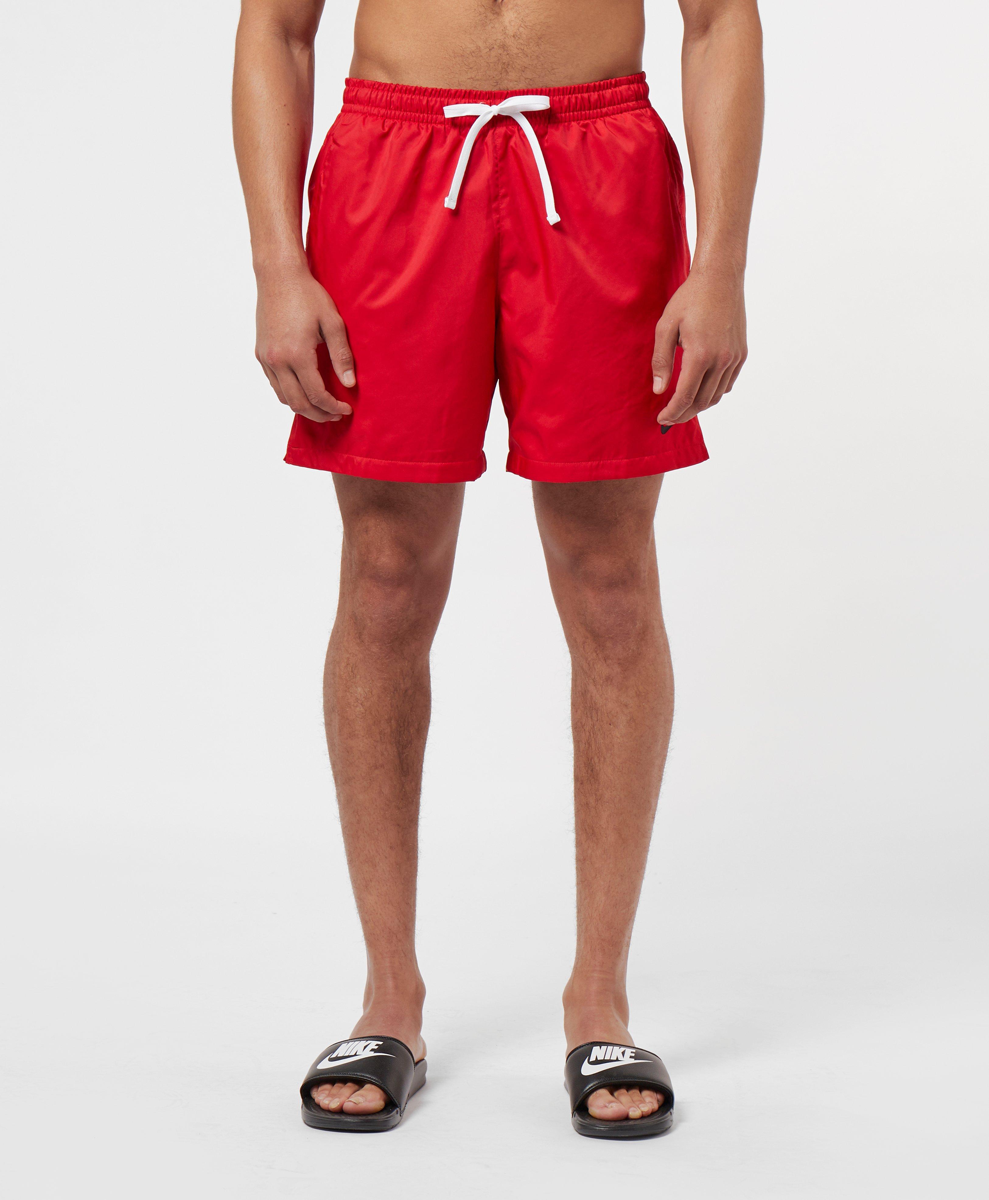 Nike Retro Woven Shorts in Red for Men | Lyst