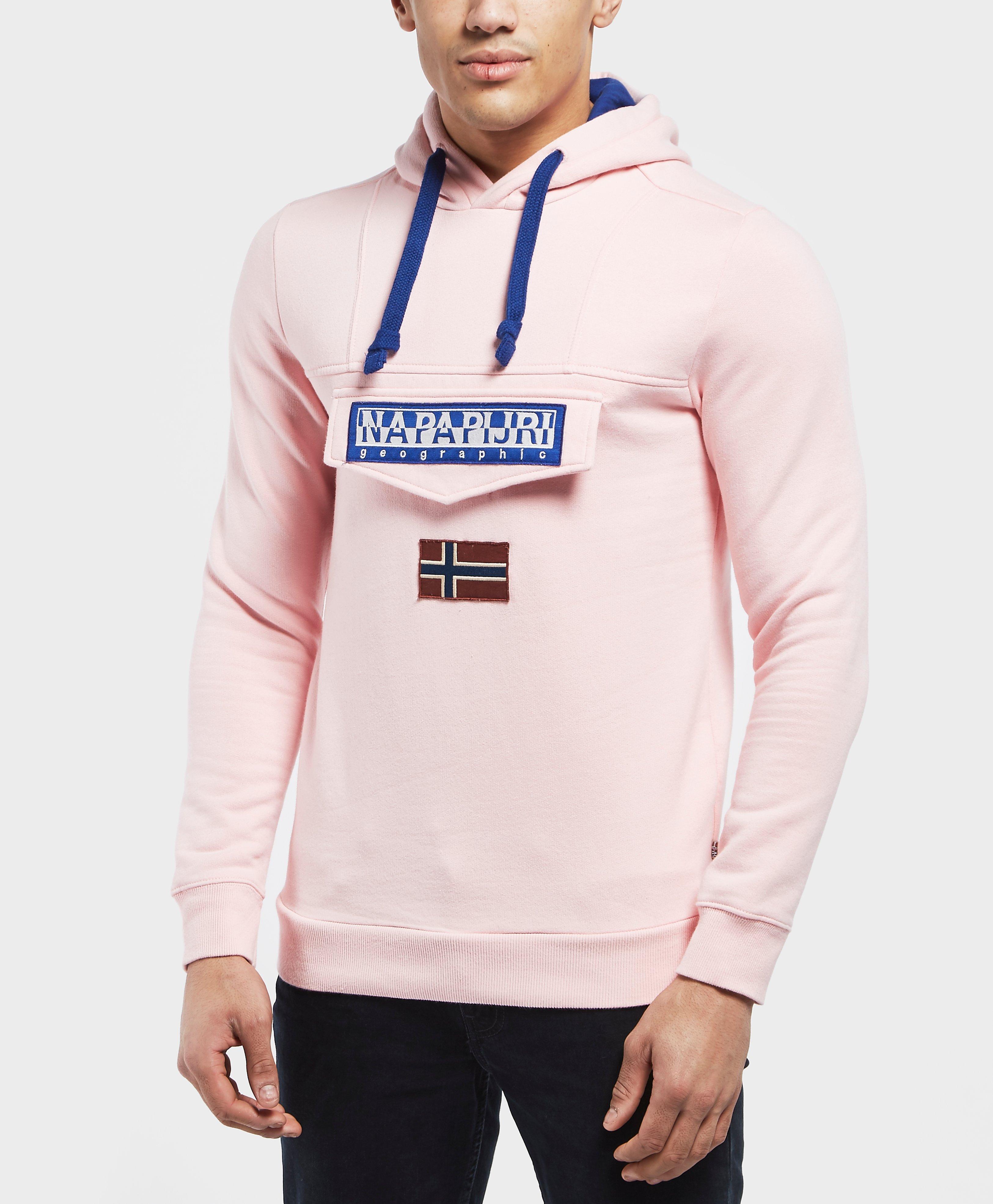 napapijri pink hoodie