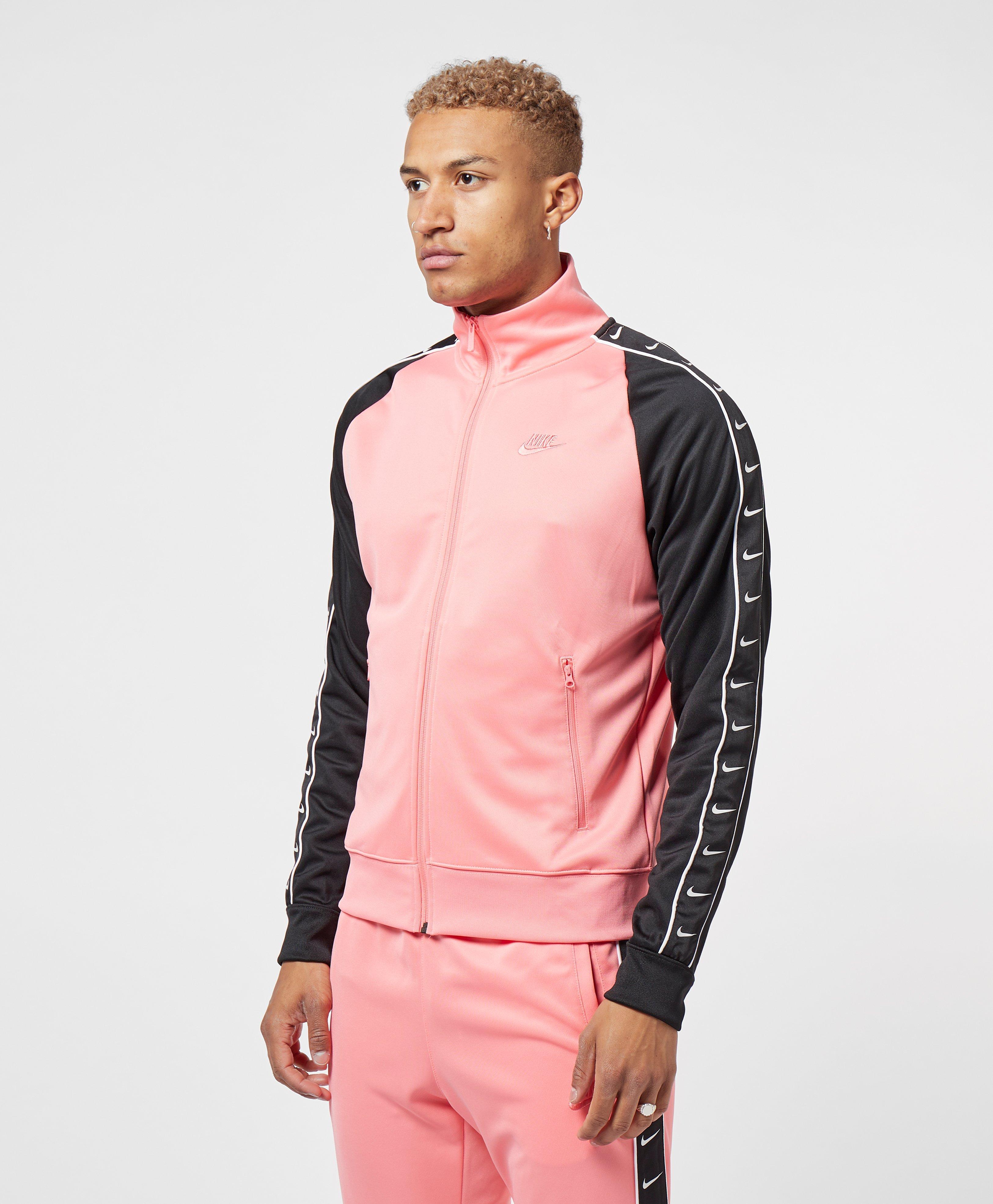 pink and black nike tracksuit