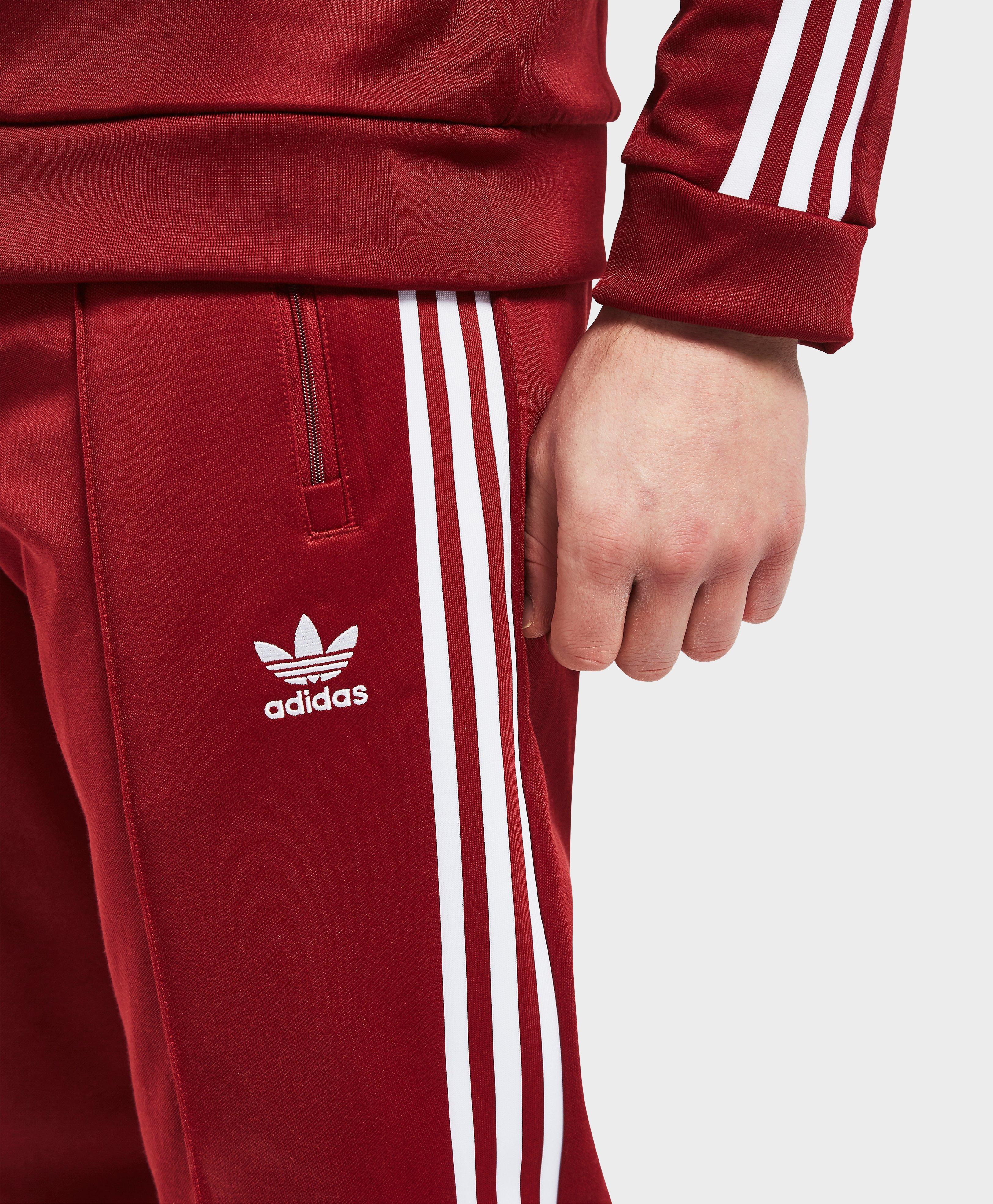 adidas beckenbauer cuffed track pants
