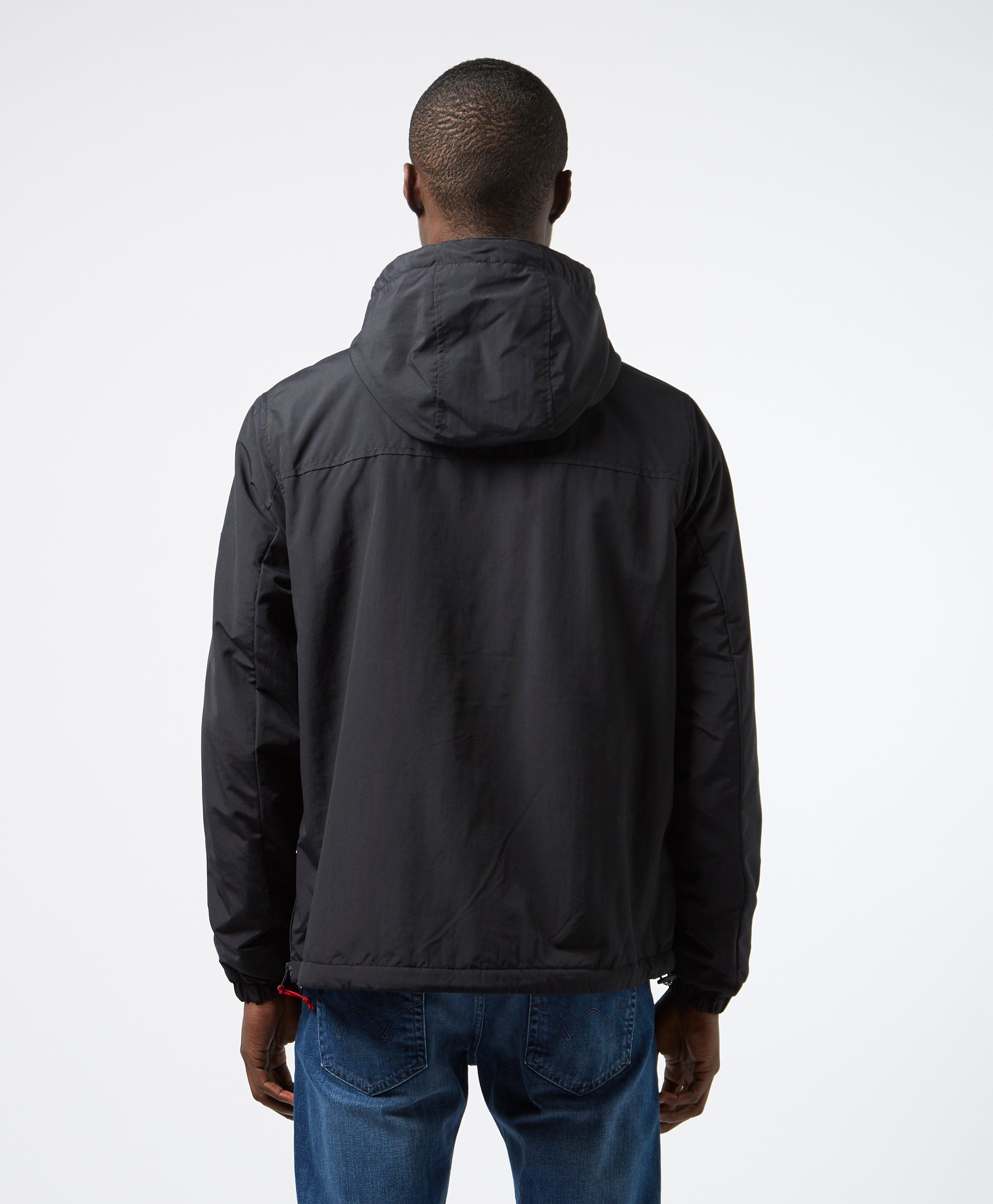 tommy hilfiger padded half zip anorak