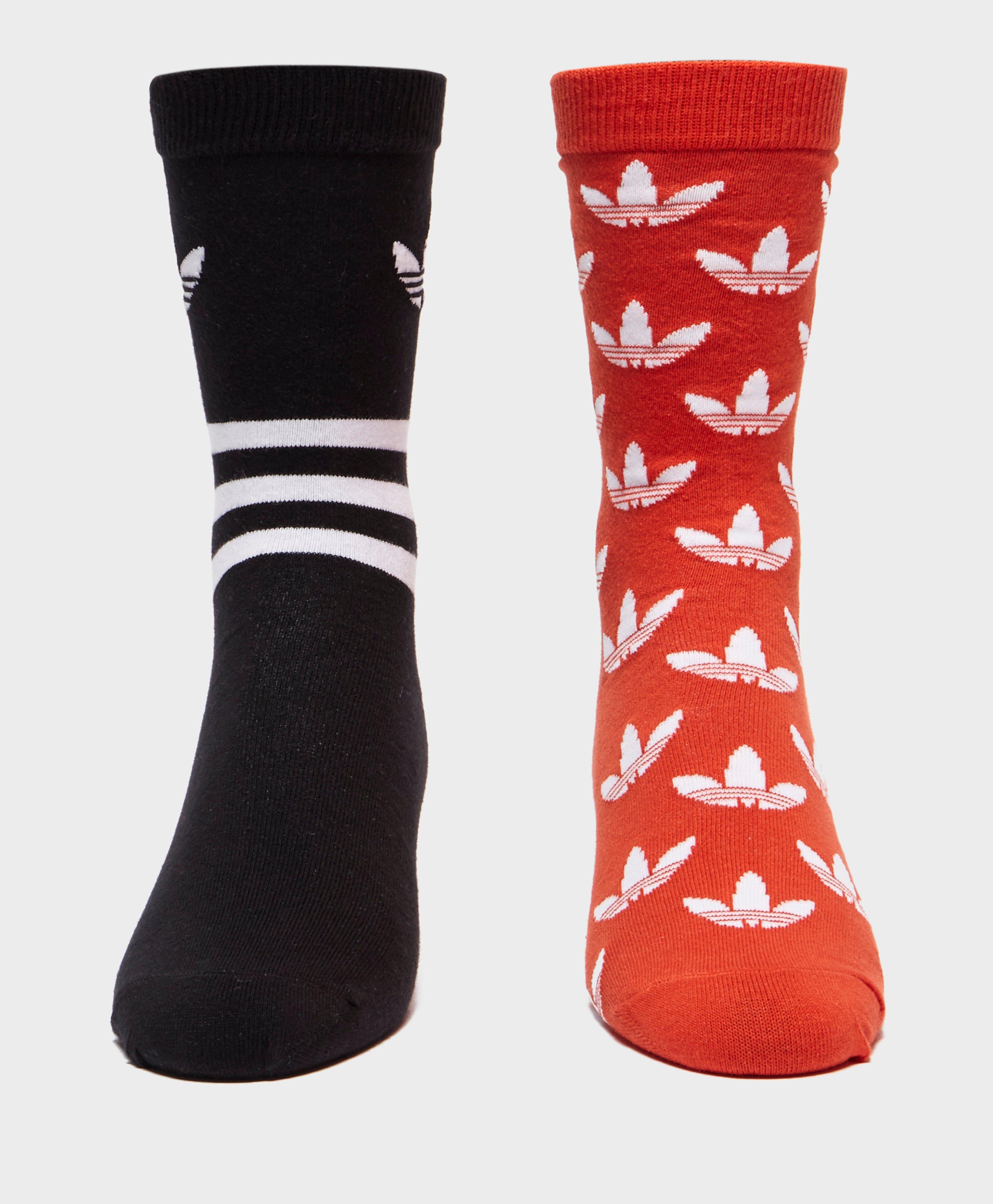 Lyst Adidas Originals 2pack Trefoil Crew Socks for Men