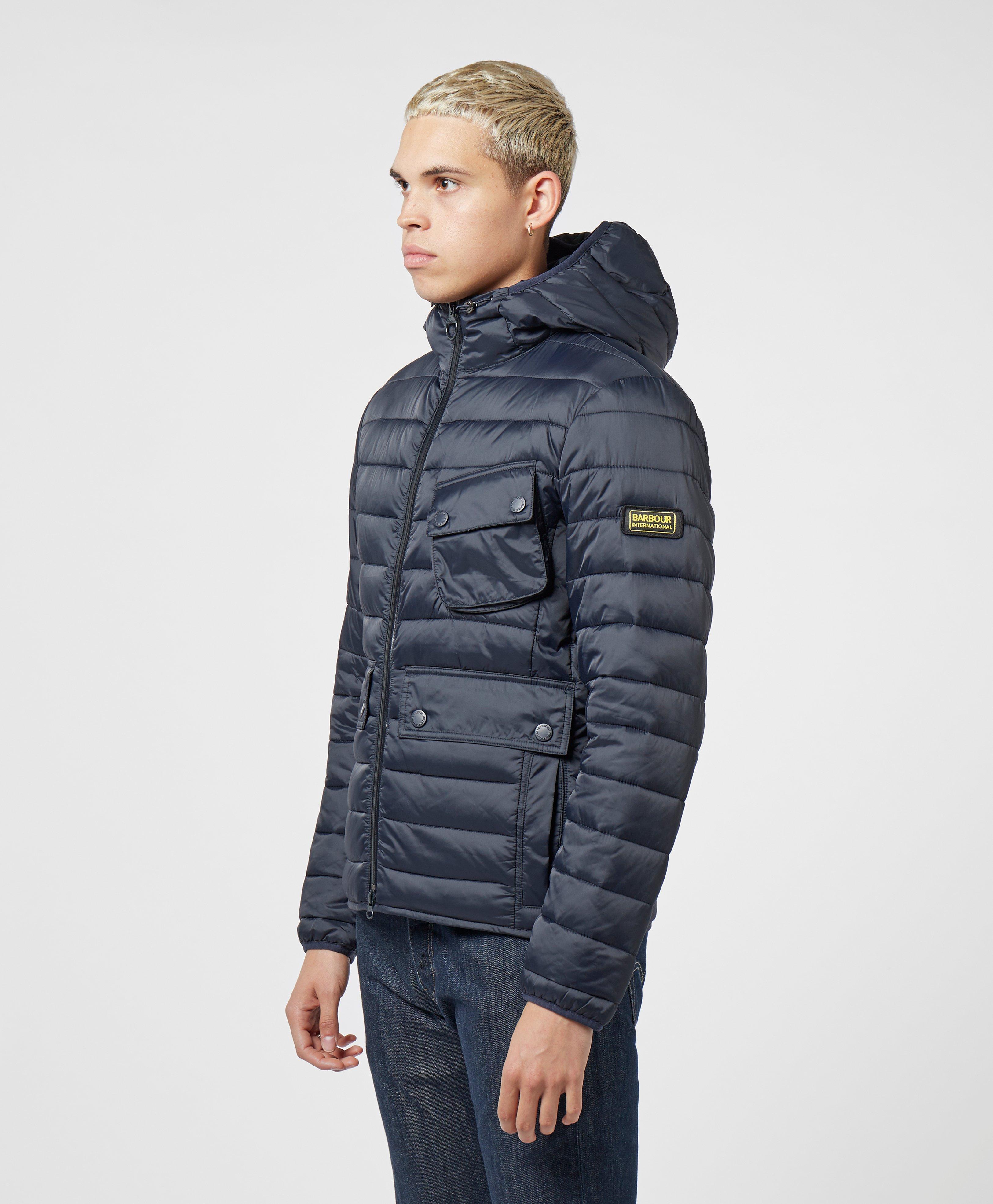 barbour padded jacket men's