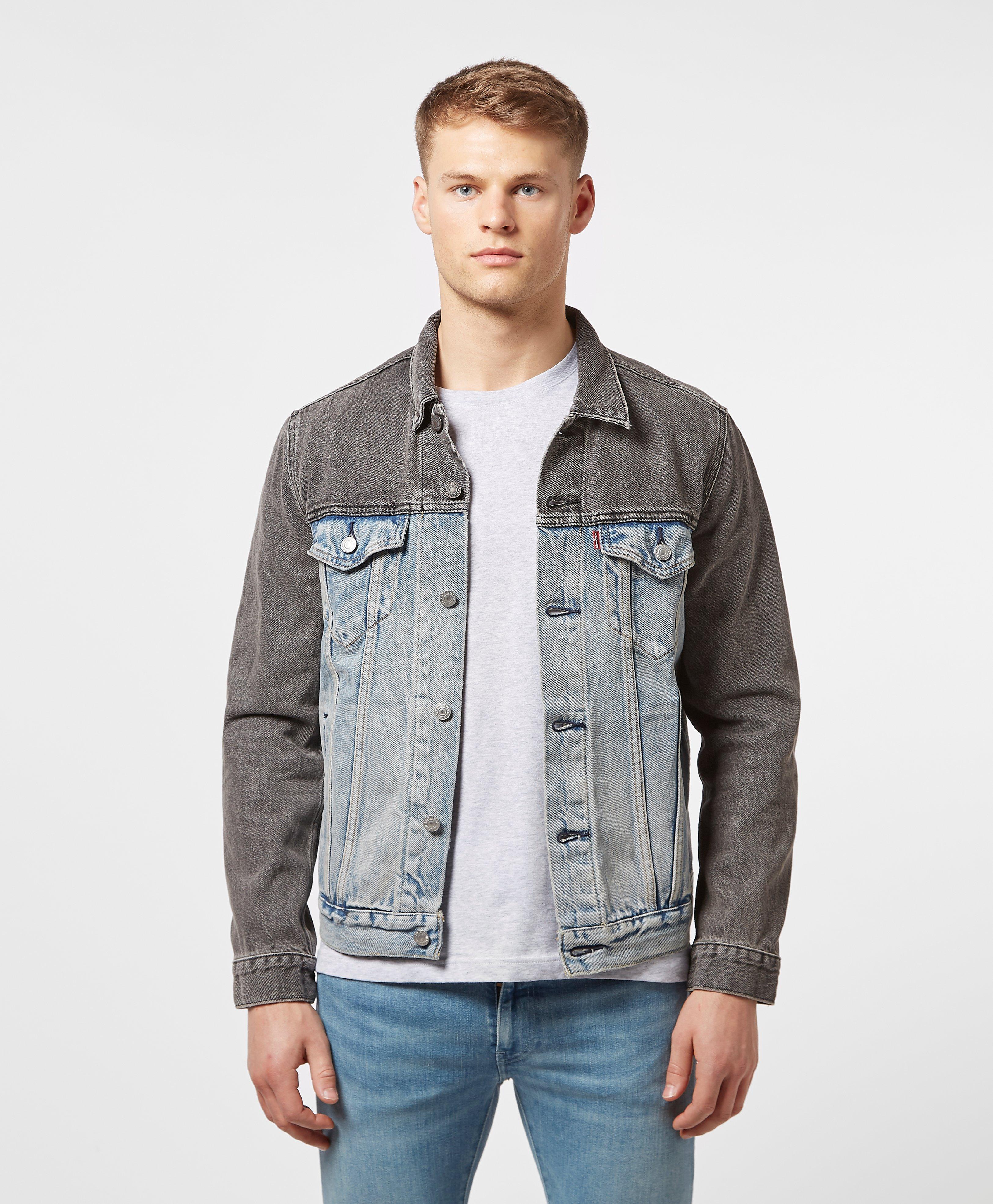 2 tone jean jacket