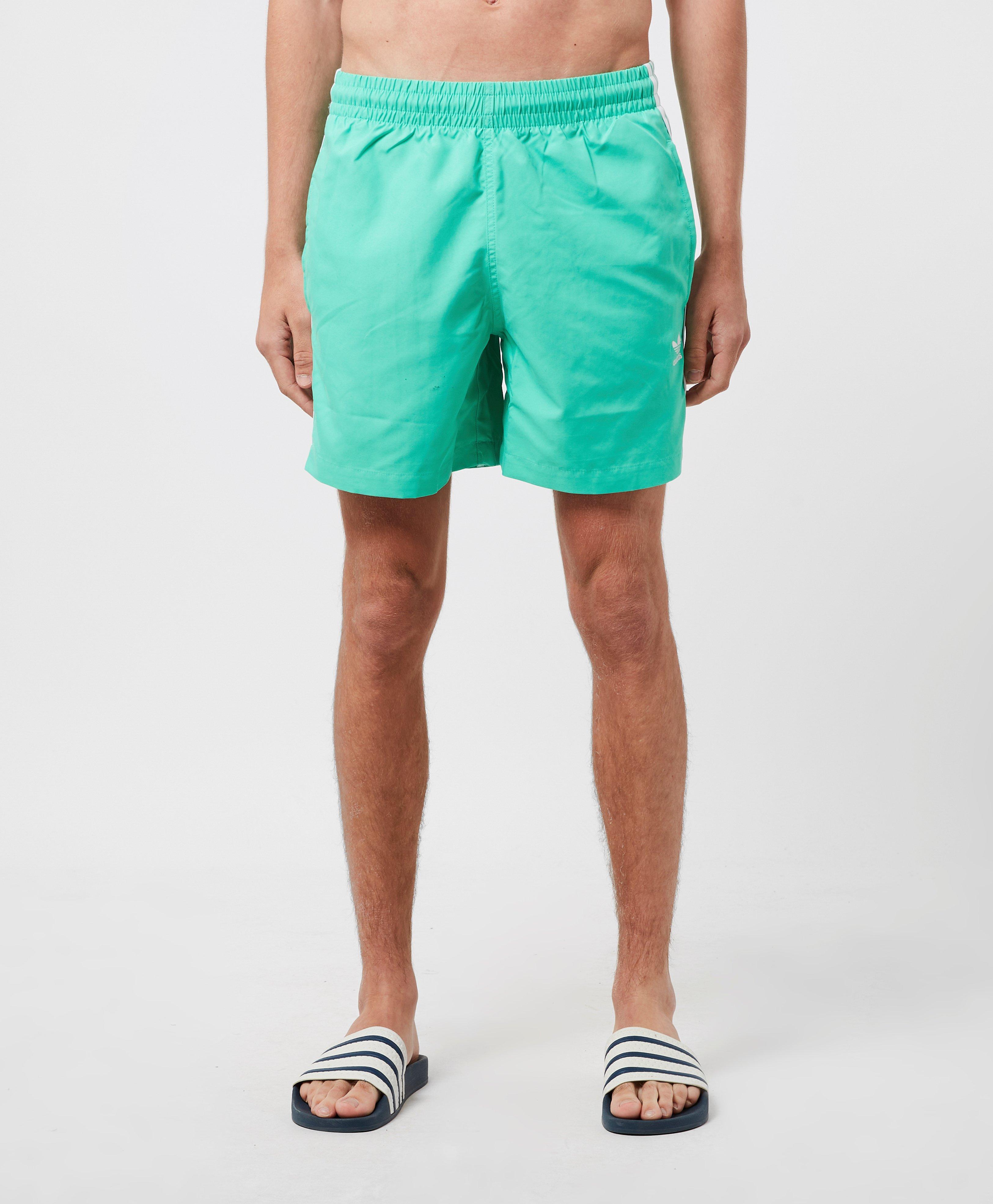 adidas swim shorts green